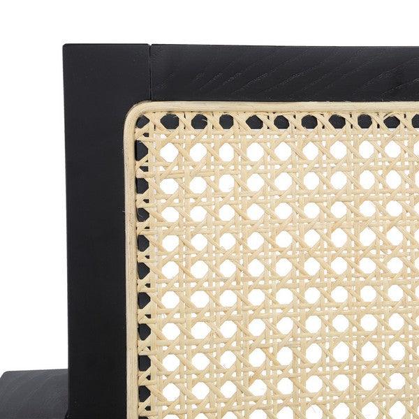 KRYSTINE RATTAN BACK ACCENT CHAIR - Frankwebs