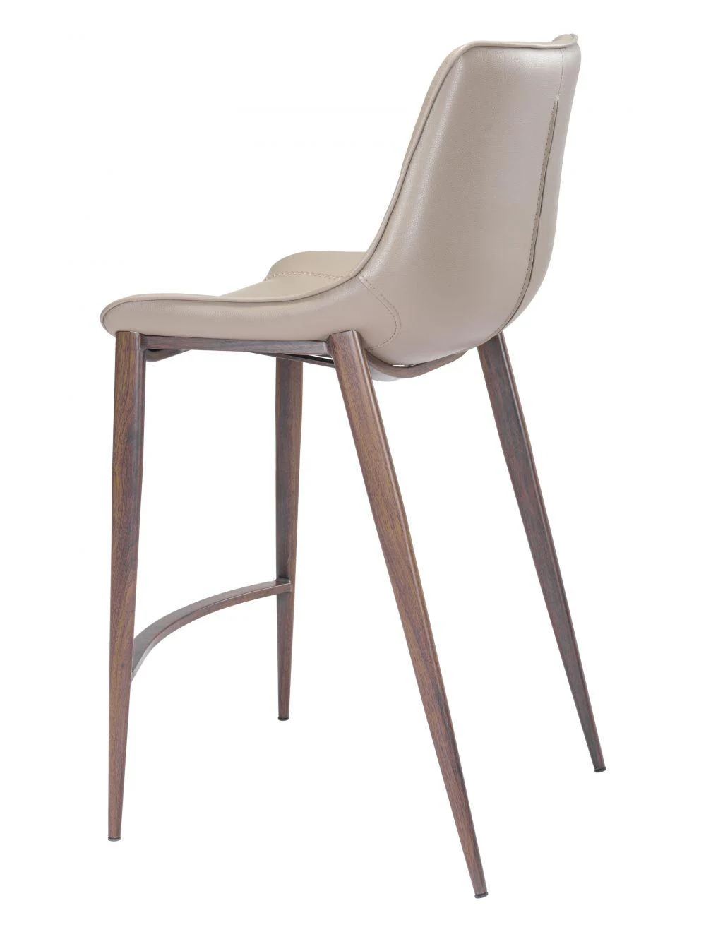 Magnus Counter Chair (Set of 2) Gray & Walnut - Frankwebs