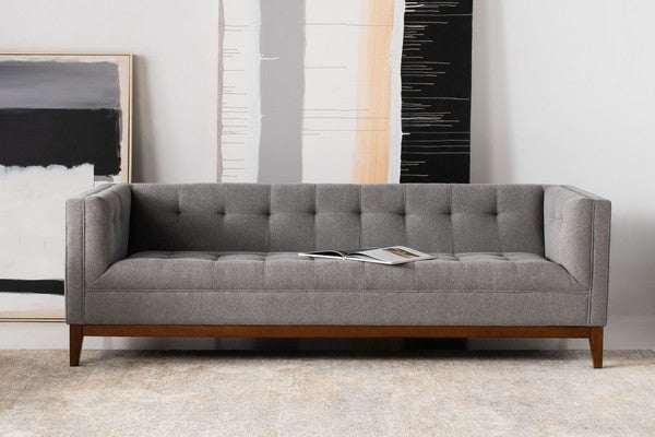 GARNET LINEN TUFTED SOFA - Frankwebs