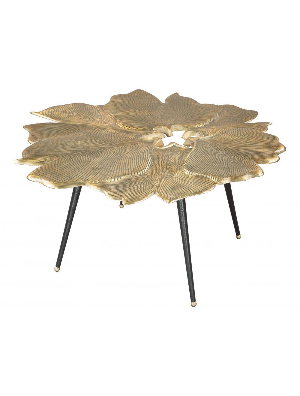 Gingko Coffee Table Antique Brass - Frankwebs