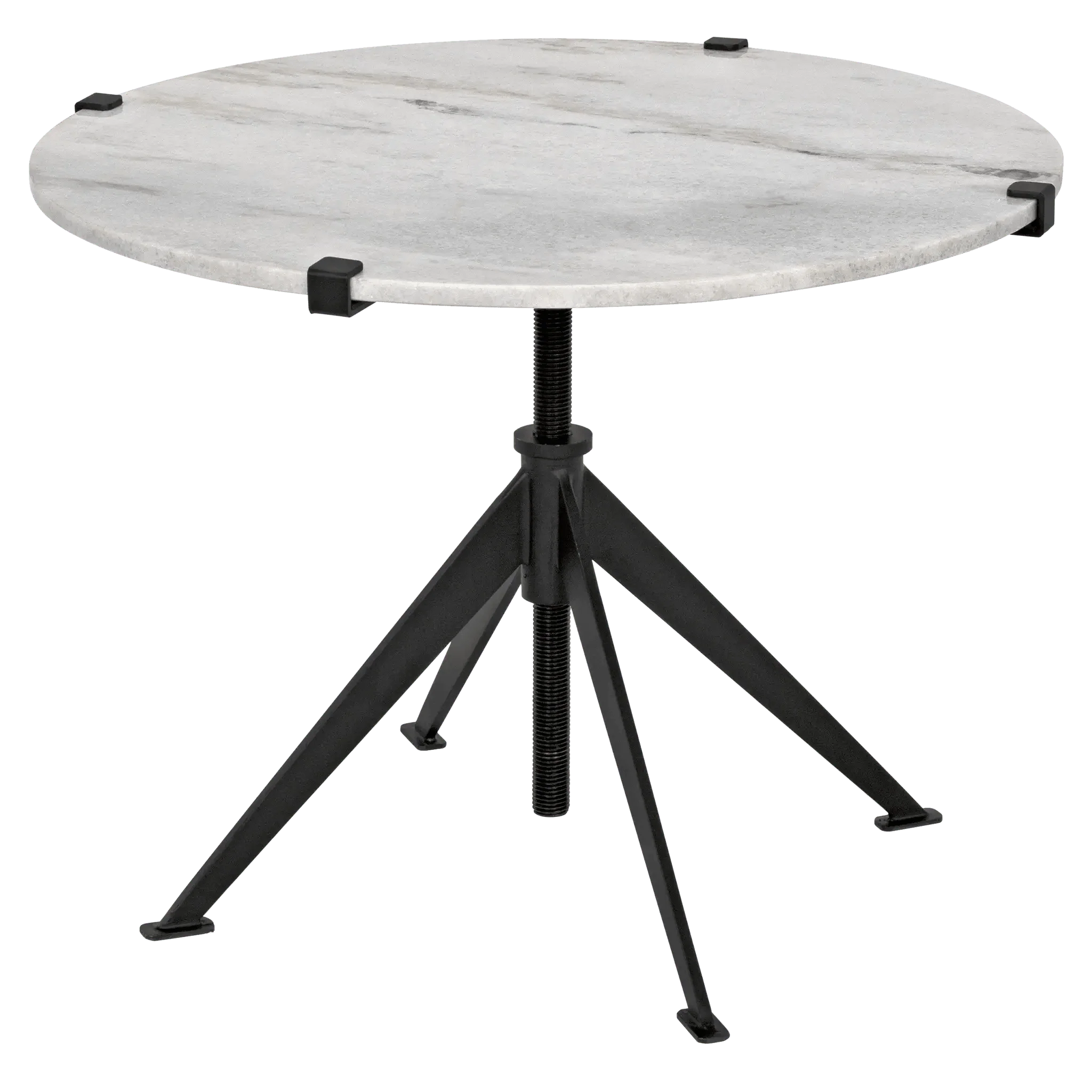 Edith Adjustable Side Table,  - Matte Black - Frankwebs