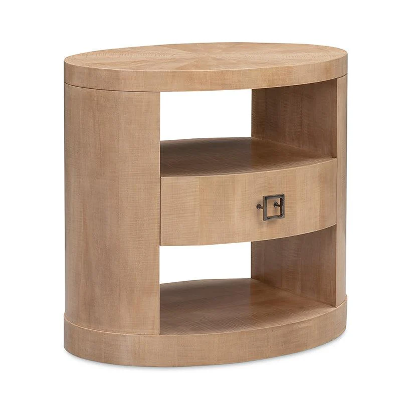 Norah Oval Bedside Table - Frankwebs