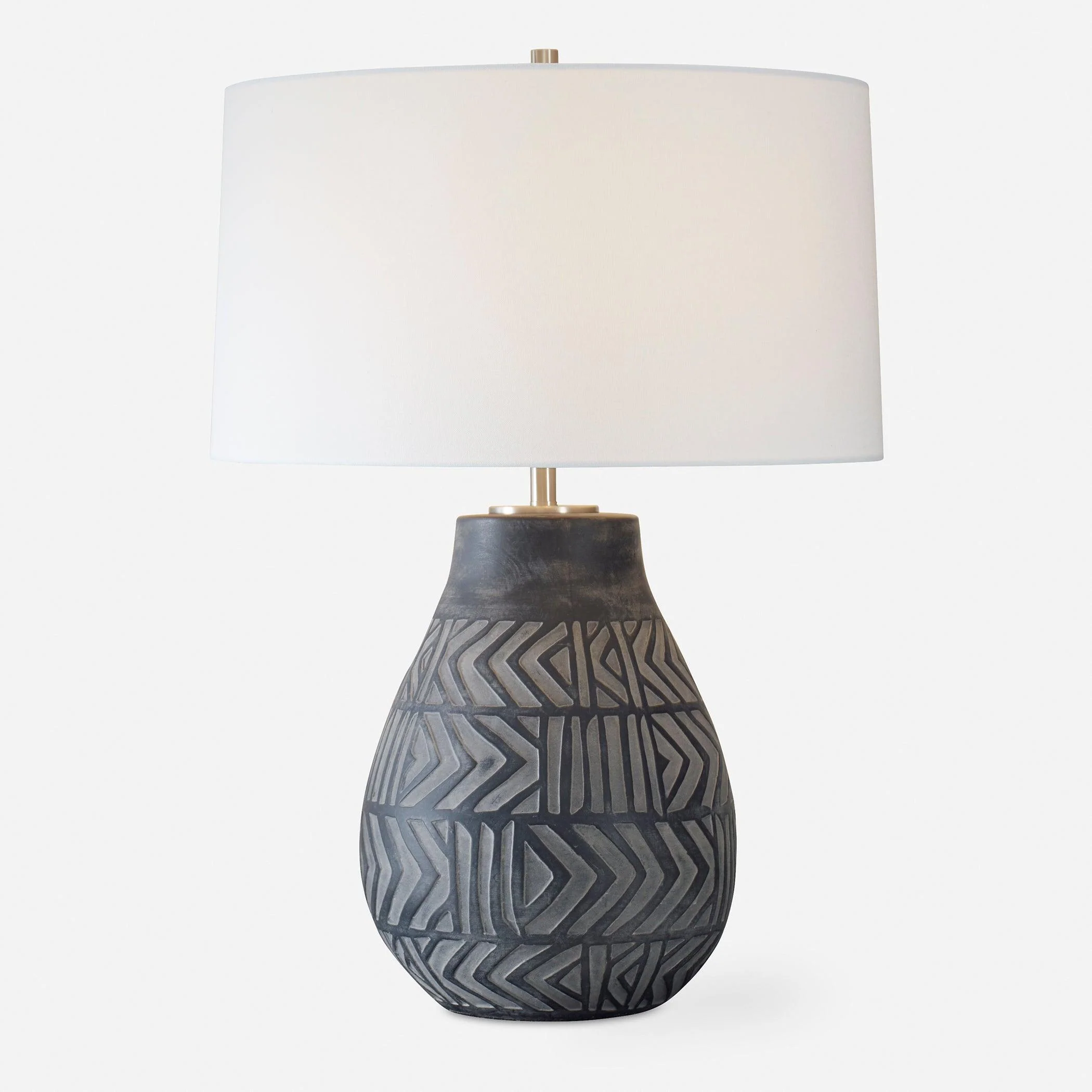 Natchez Charcoal Table Lamp - Frankwebs