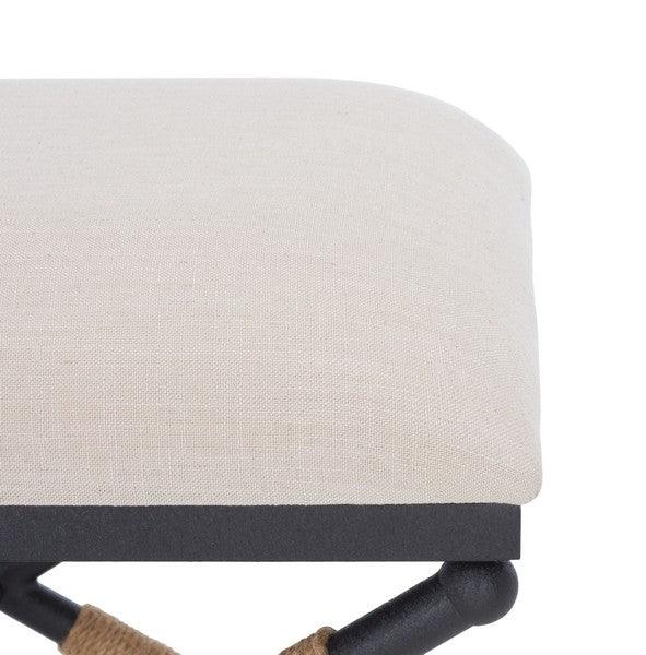CARMELO HEMP WRAPPED OTTOMAN - Frankwebs