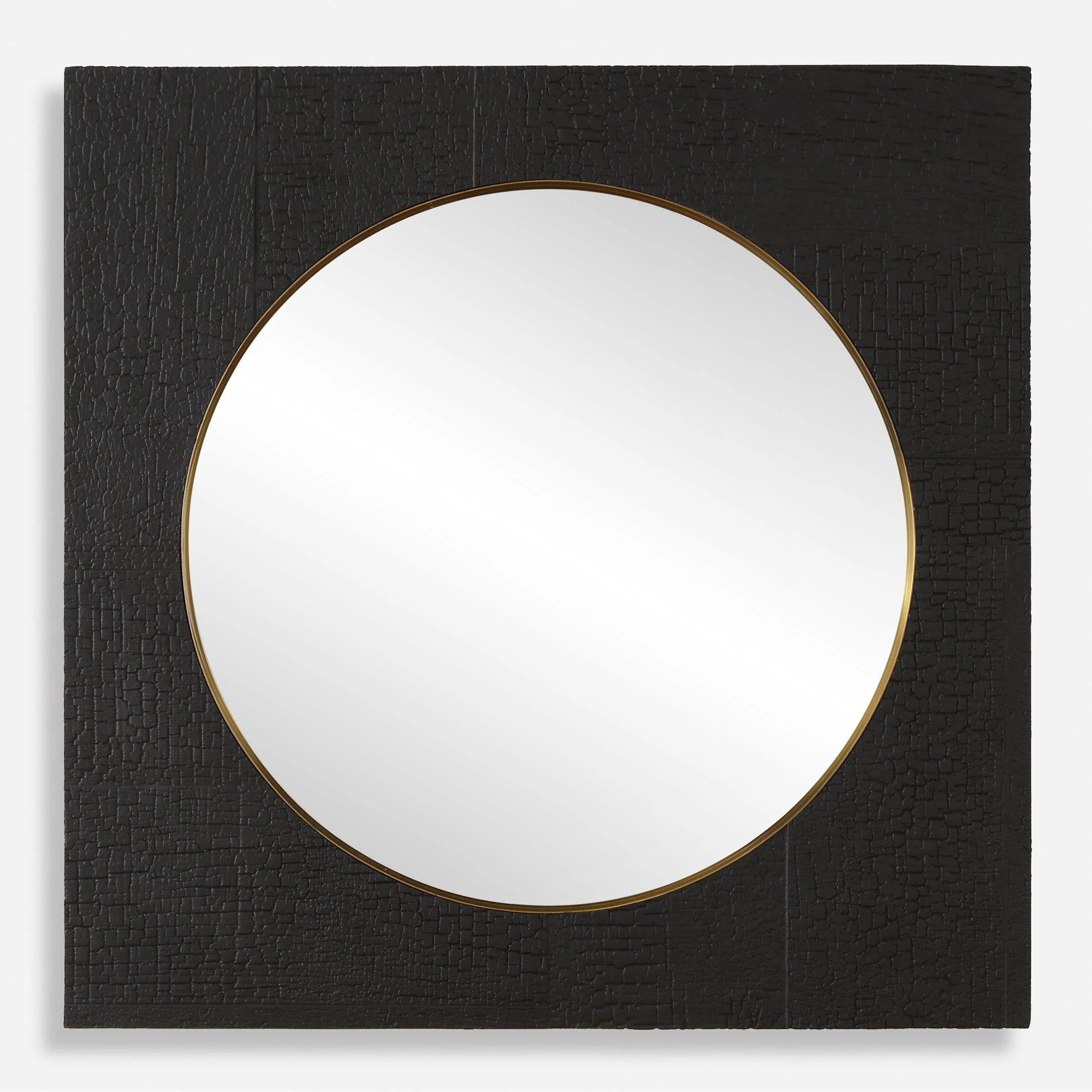 Ember Black Square Mirror - Frankwebs