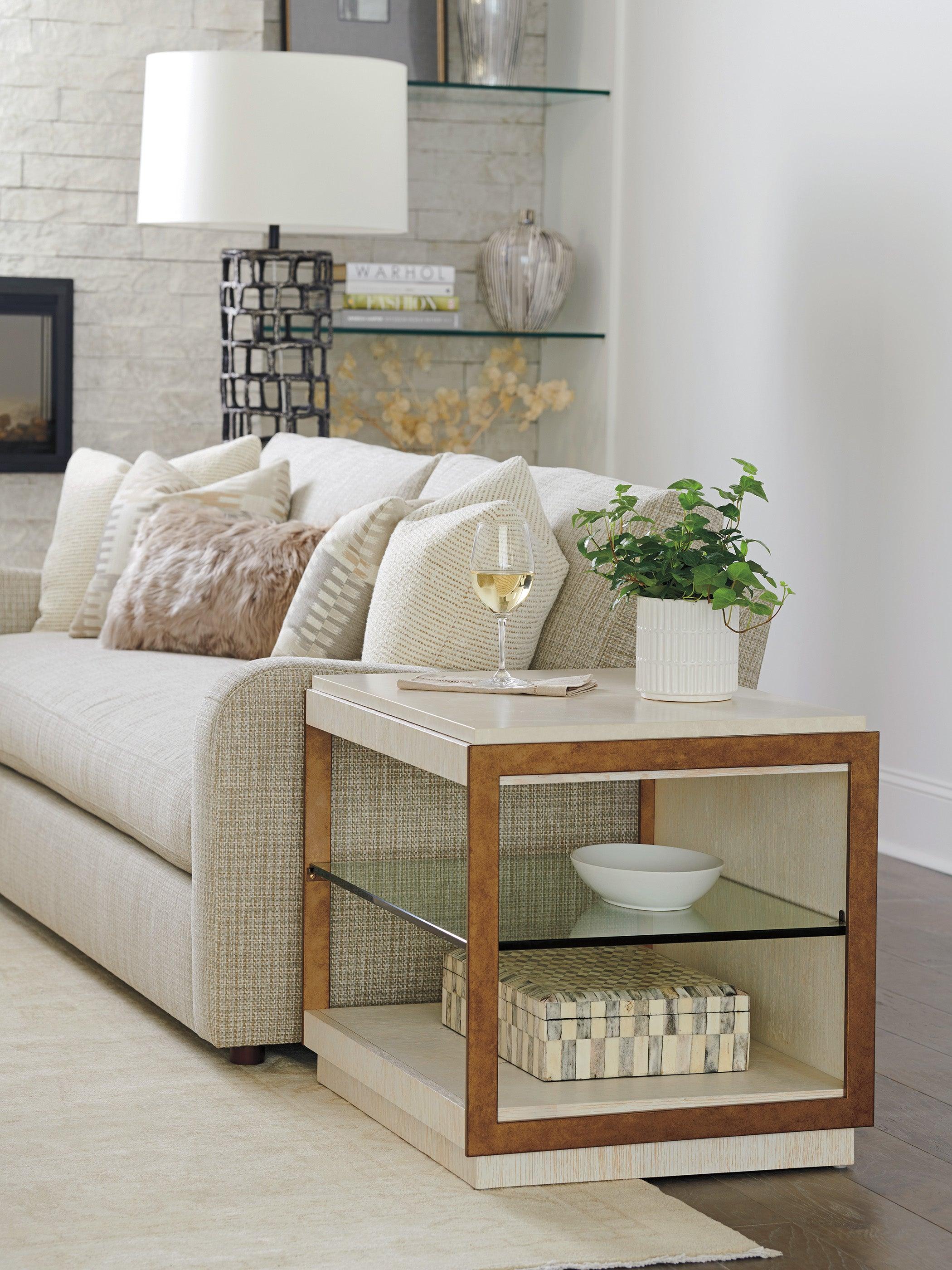 Carmel Point Lobos Rectangular End Table - Frankwebs