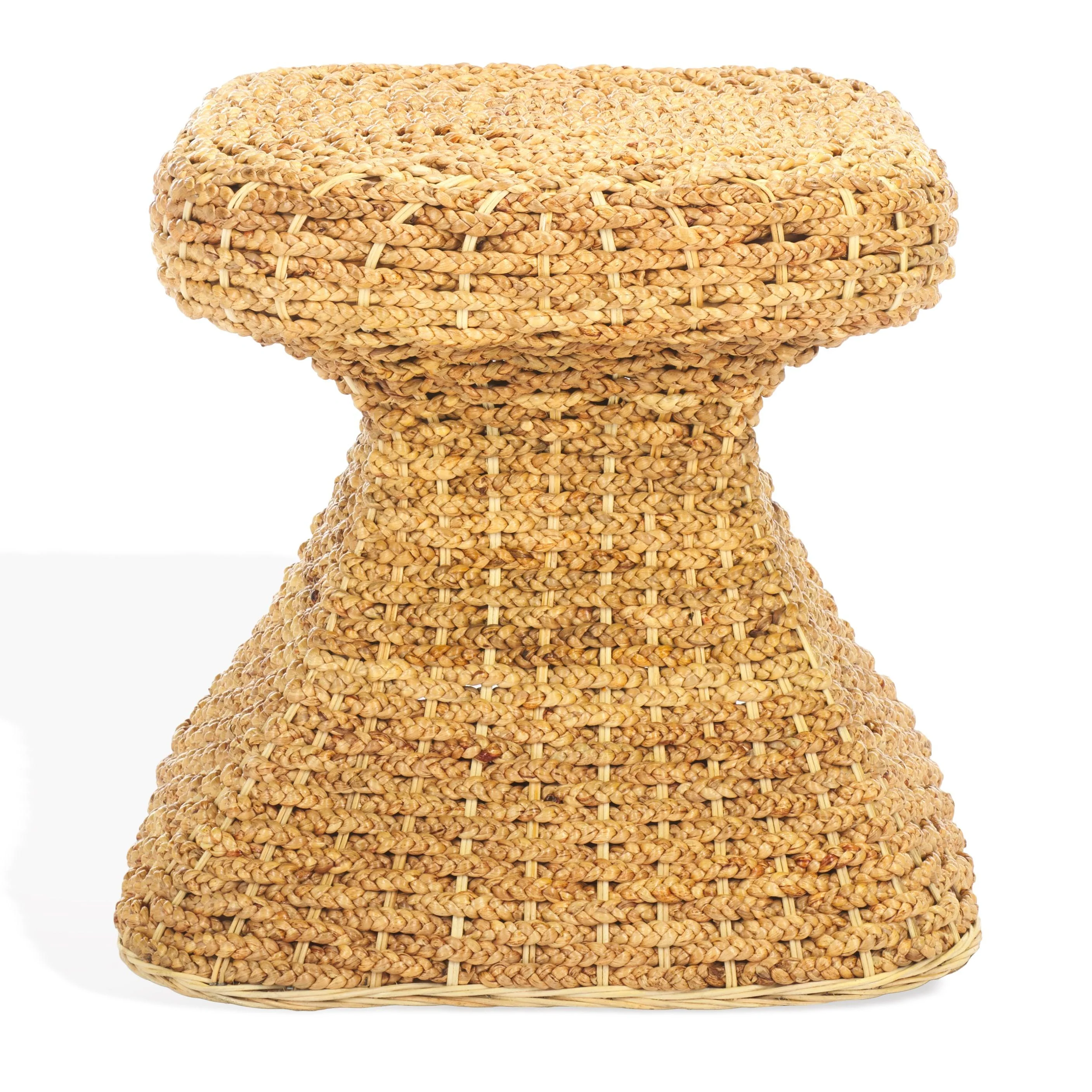 CAPRIANNA WOVEN WATERHYACINTH ACCENT TABLE - Frankwebs
