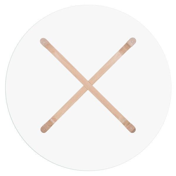 RUTHANNE ROUND GLASS DINING TABLE - Frankwebs