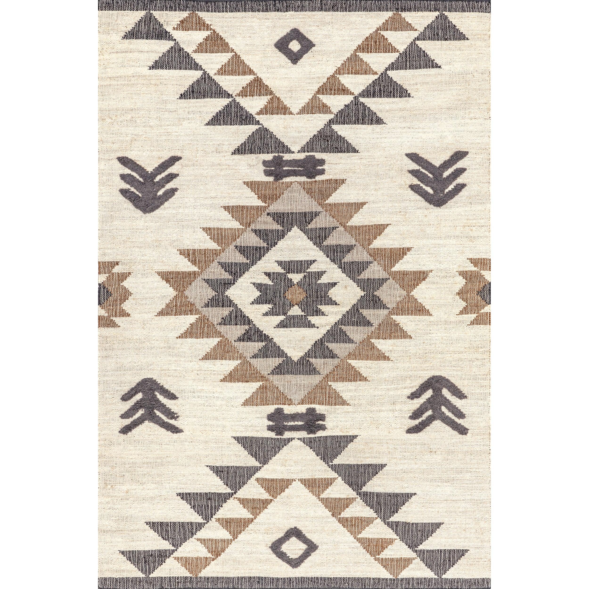 Rosanna Southwestern Symbols Jute Area Rug - Frankwebs