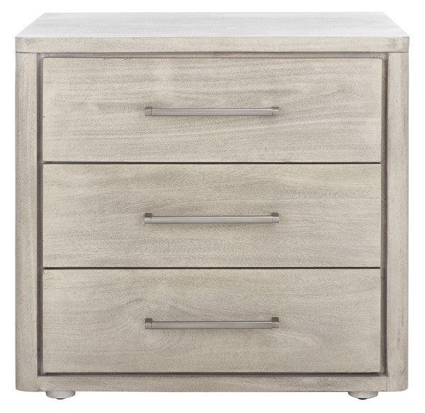 ROSEY 3 DRAWER WOOD NIGHTSTAND - Frankwebs
