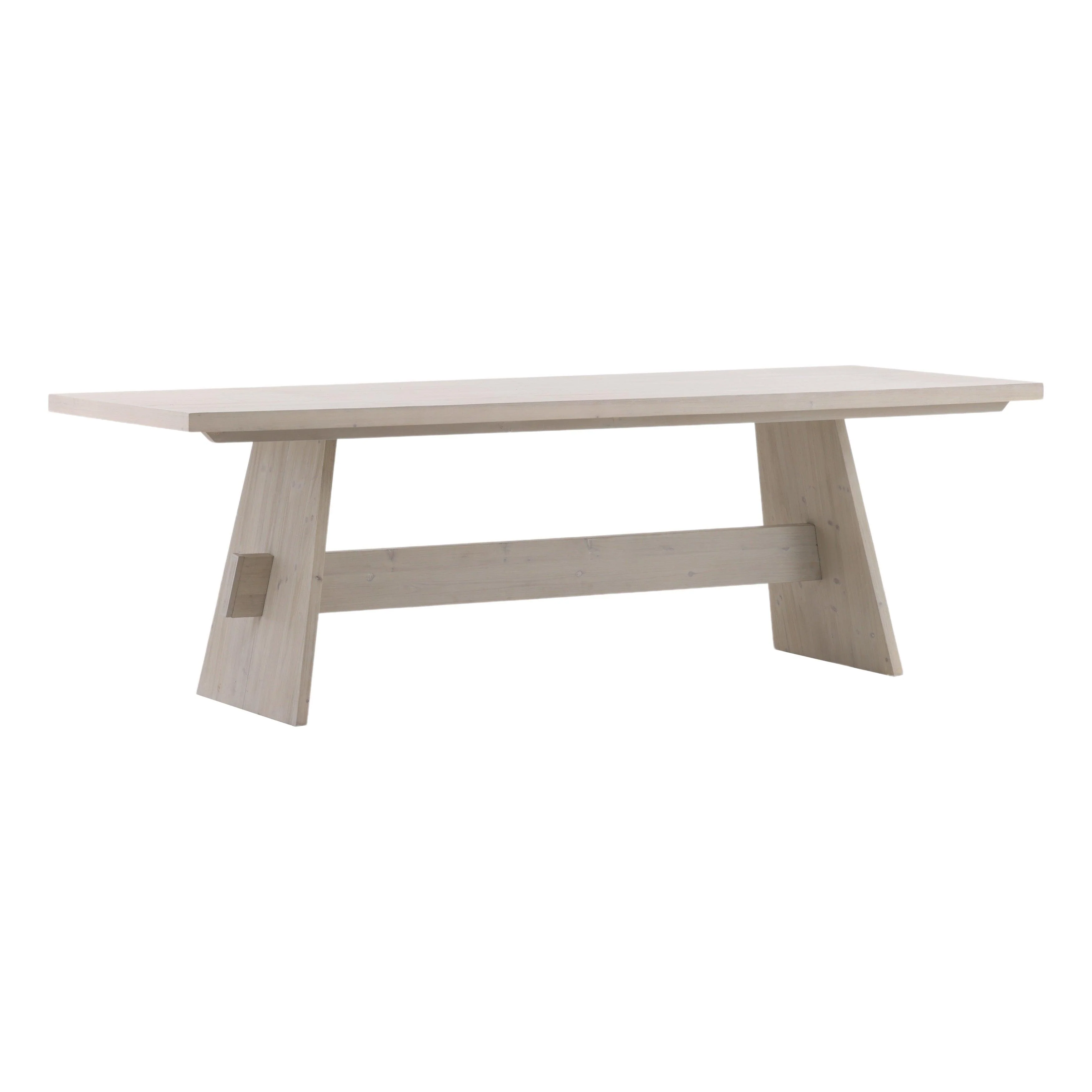Fallon Dining Table Whitewash 95