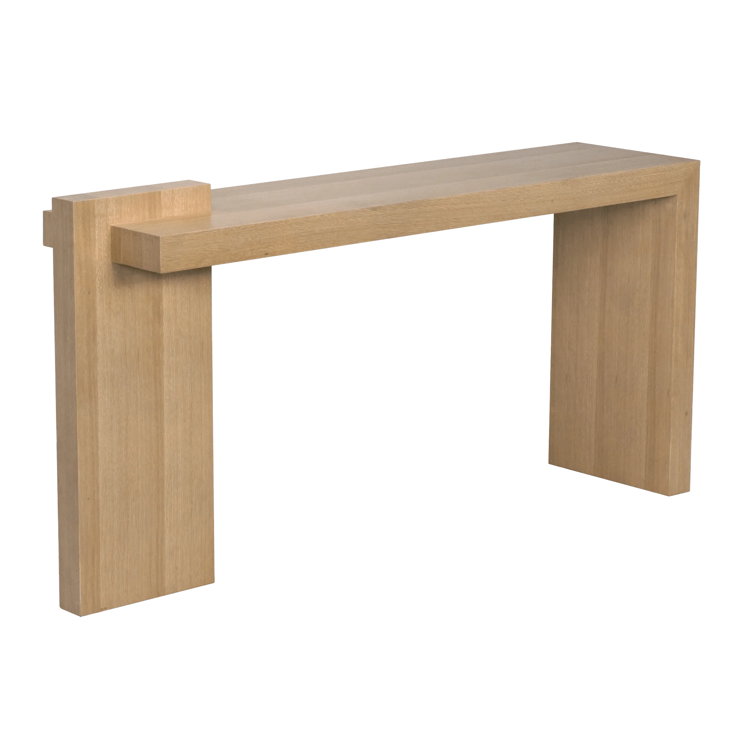 Atlanta Console, White Oak Veneer - Frankwebs