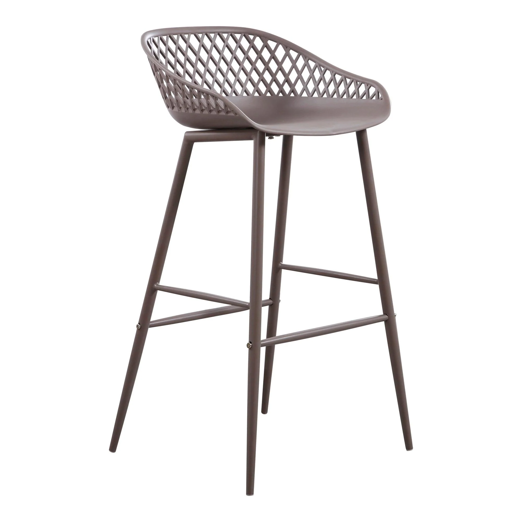 Piazza Outdoor Barstool Grey - Set Of Two - Frankwebs