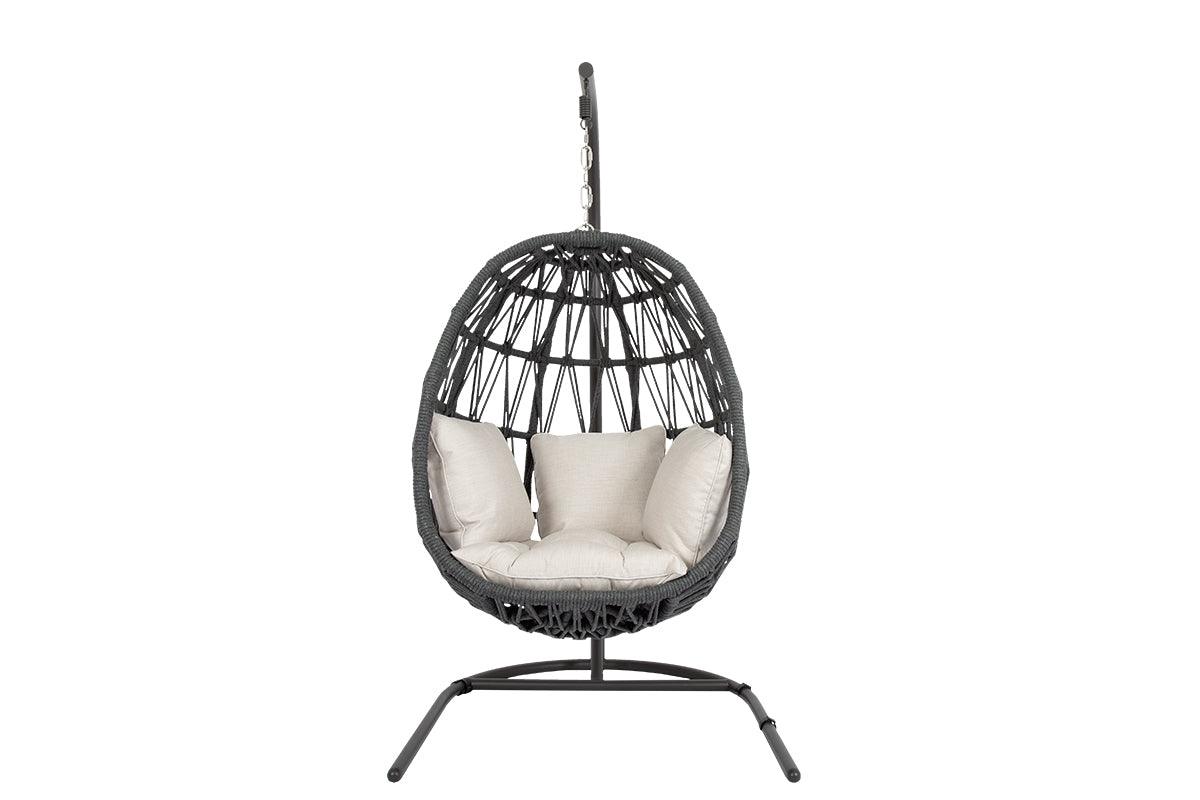 Milano Hanging Chair in Echo Ash w/ Self Welt - Frankwebs