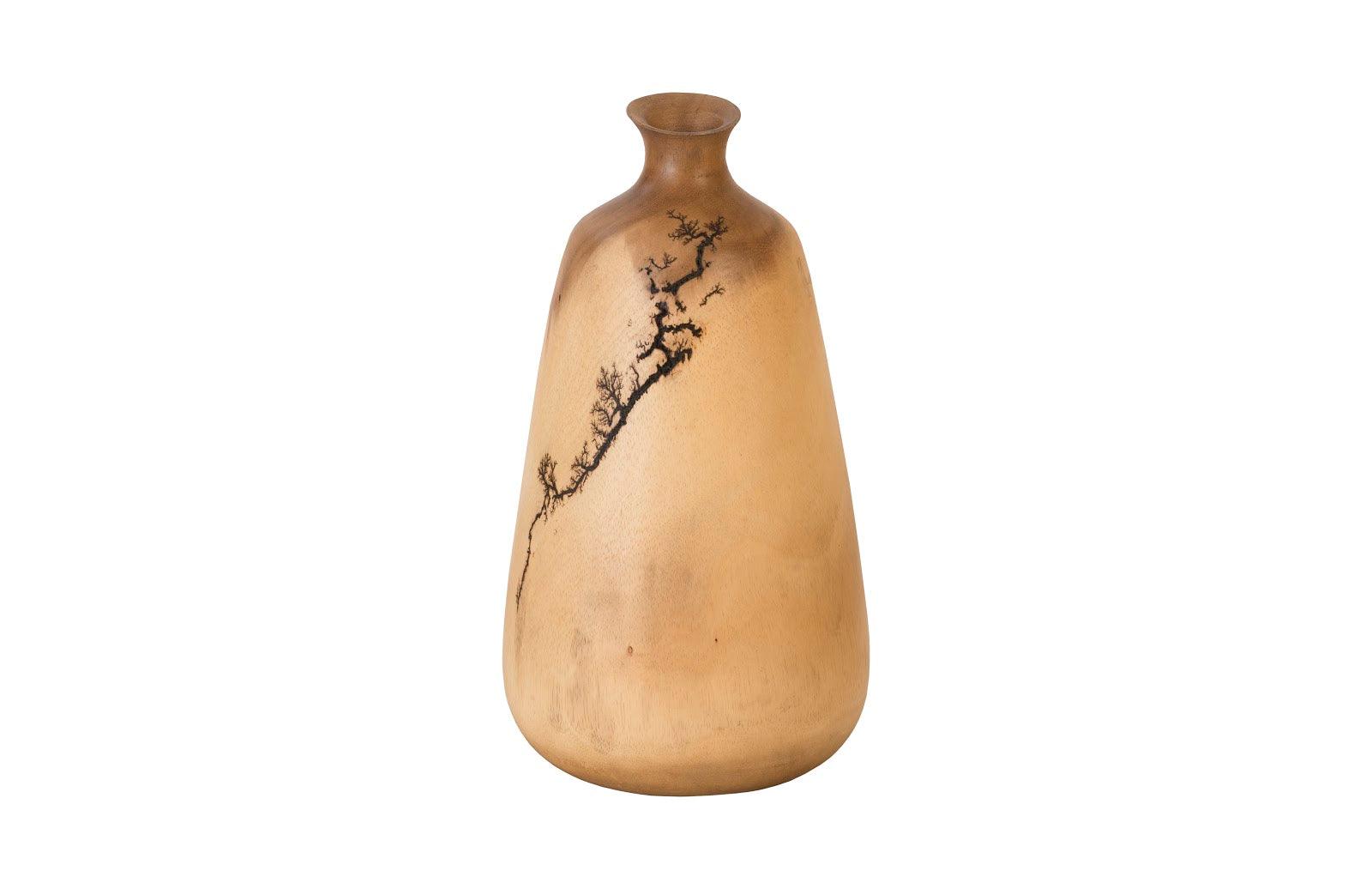 Lightning Vase, Mango Wood, Tall - Frankwebs