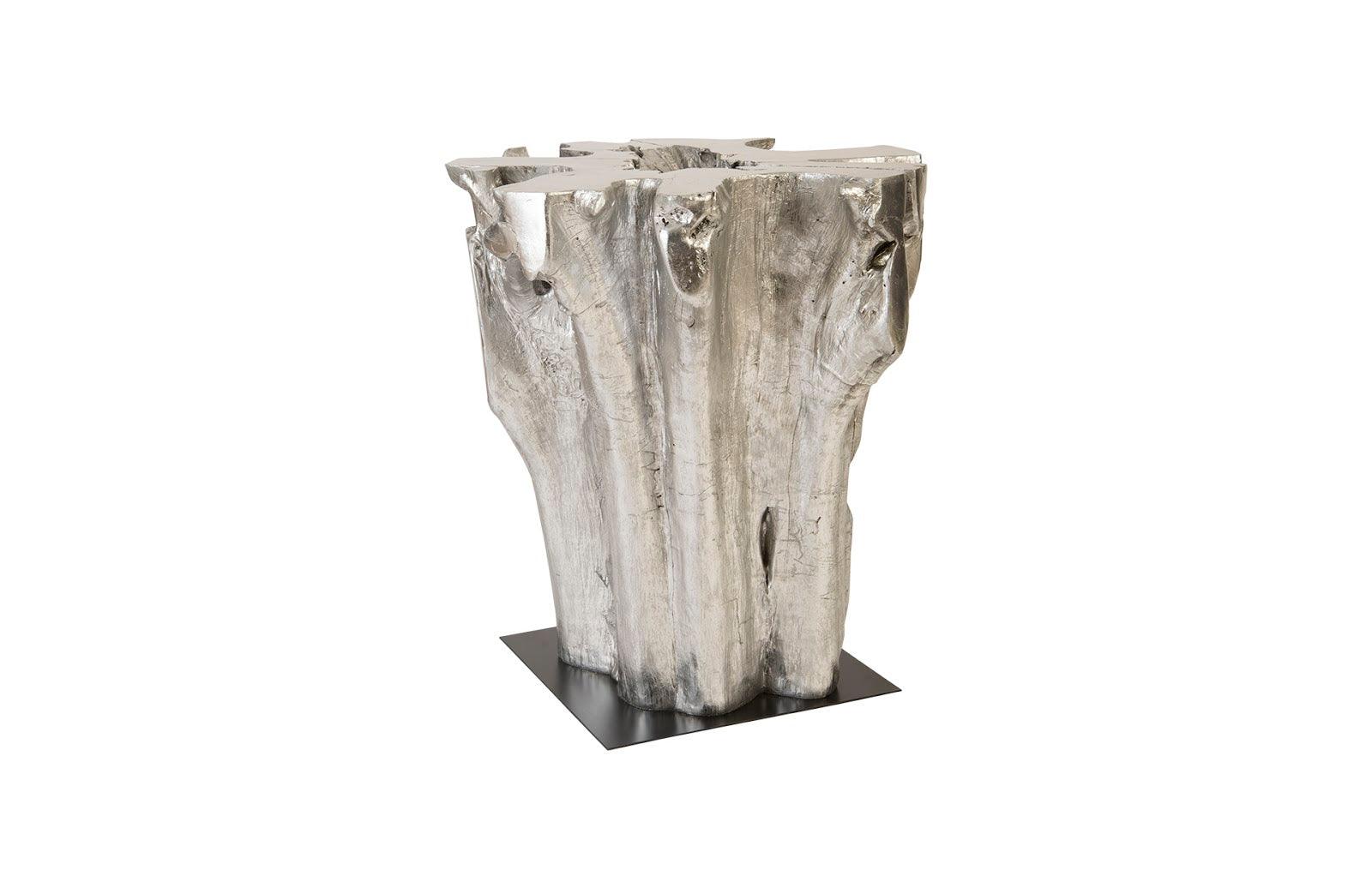 Freeform Bar Table, Silver Leaf - Frankwebs