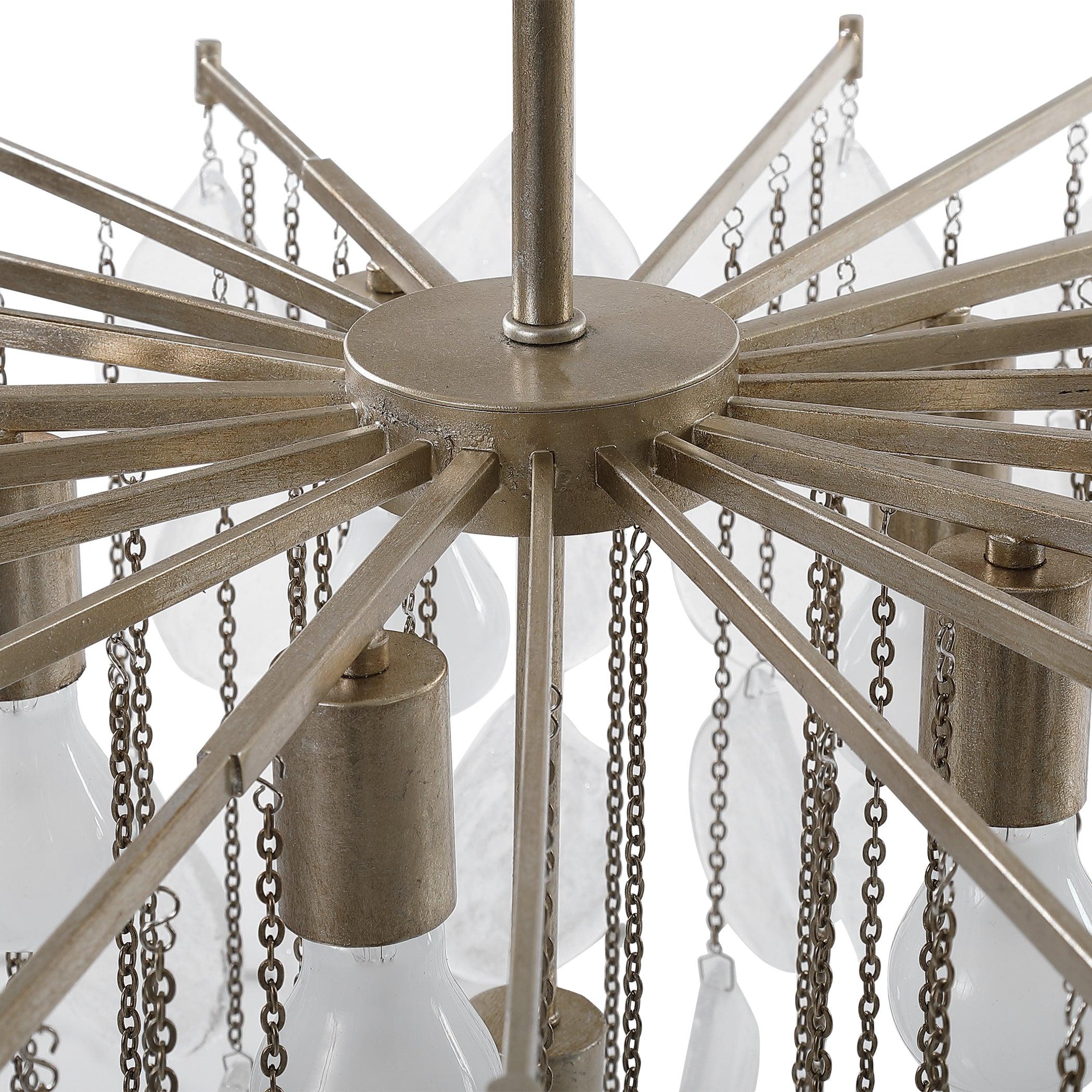 GOCCIA 6 LIGHT TEAR DROP GLASS PENDANT - Frankwebs