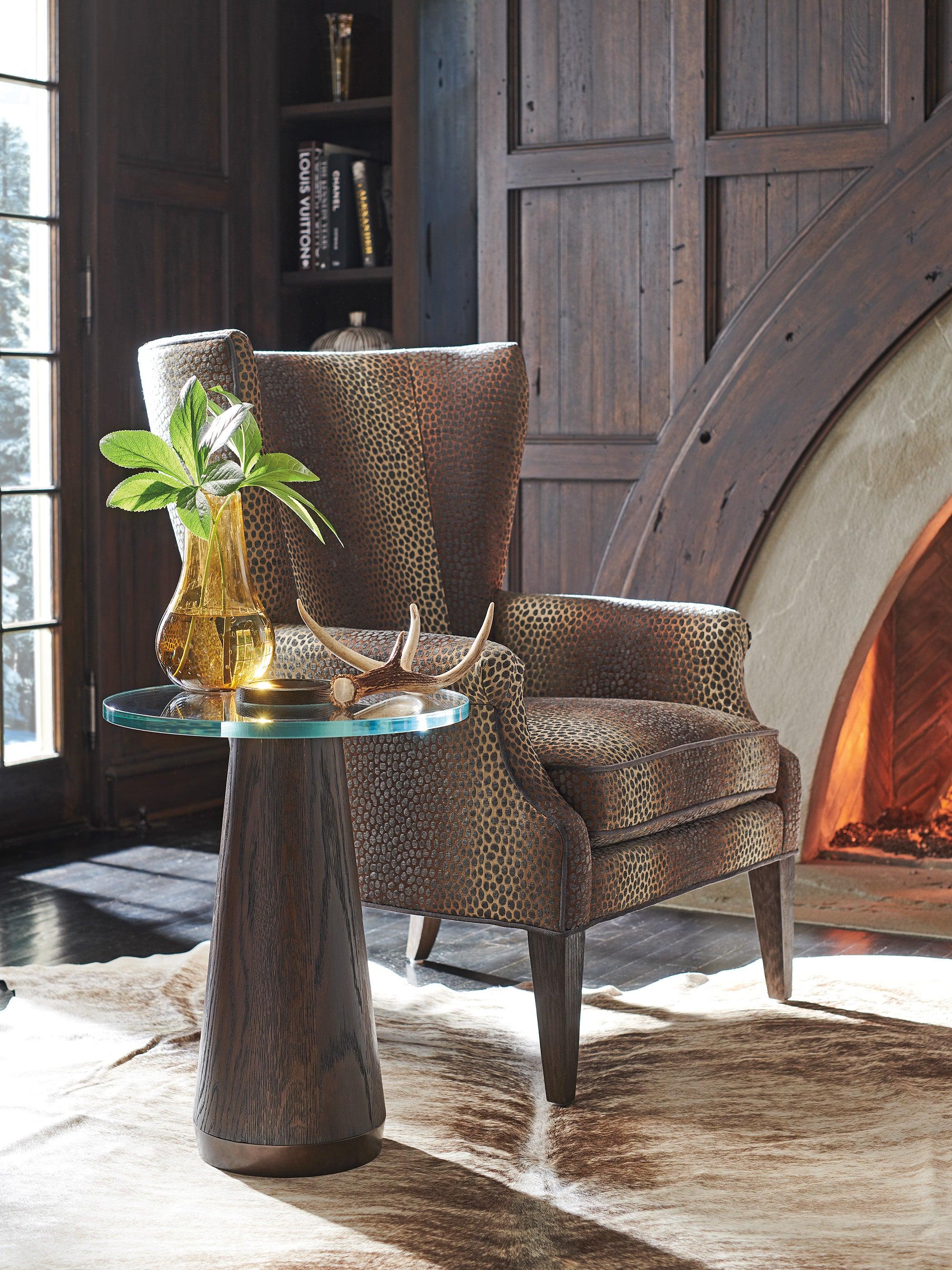 Park City Apex Glass Top Accent Table - Frankwebs