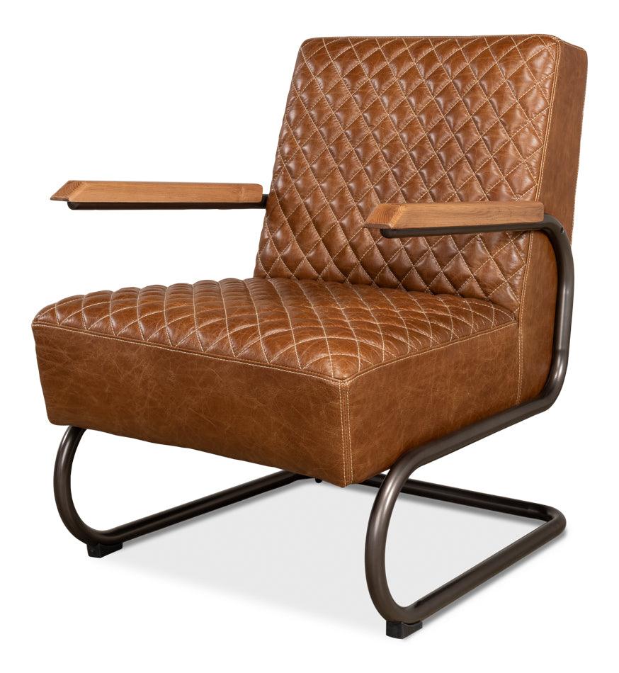 Beverly Hills Chair - Cuba Brown Leather - Frankwebs