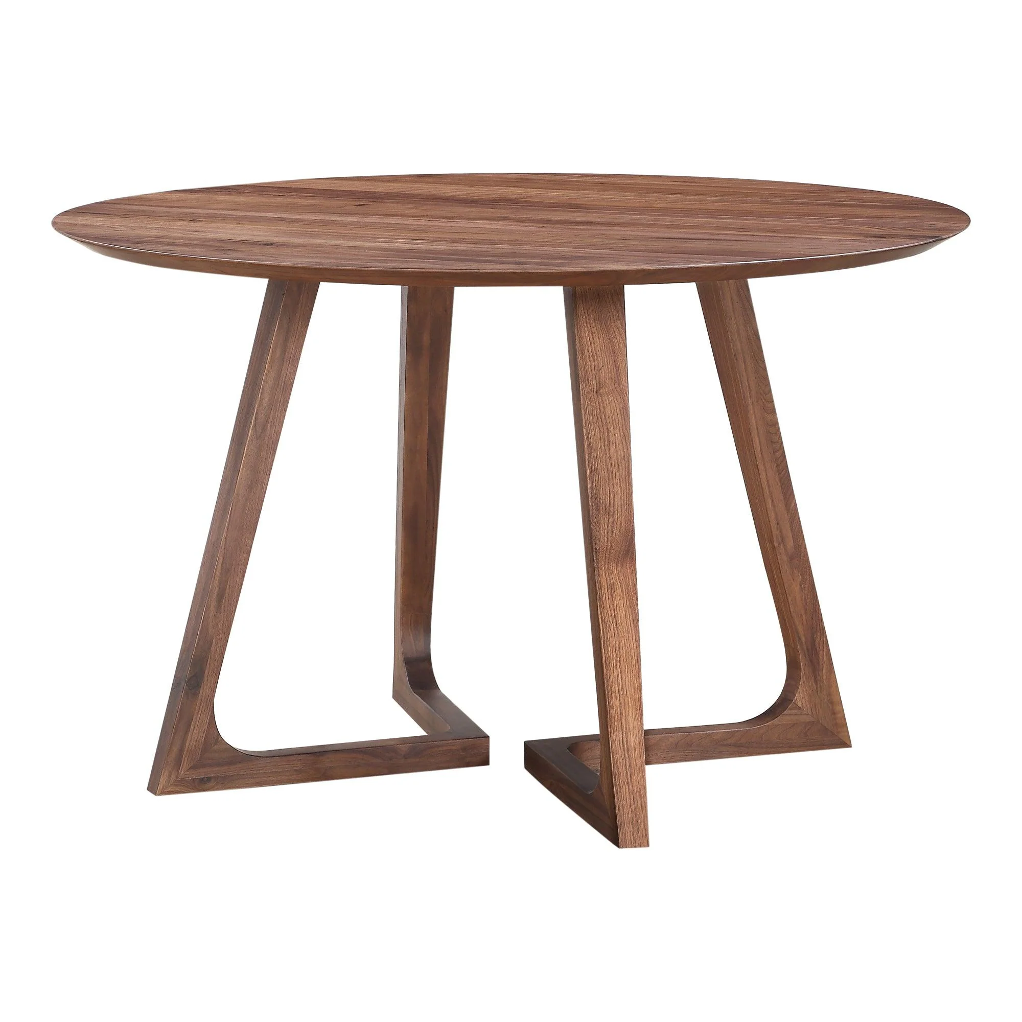 Godenza Dining Table Round Walnut - Frankwebs
