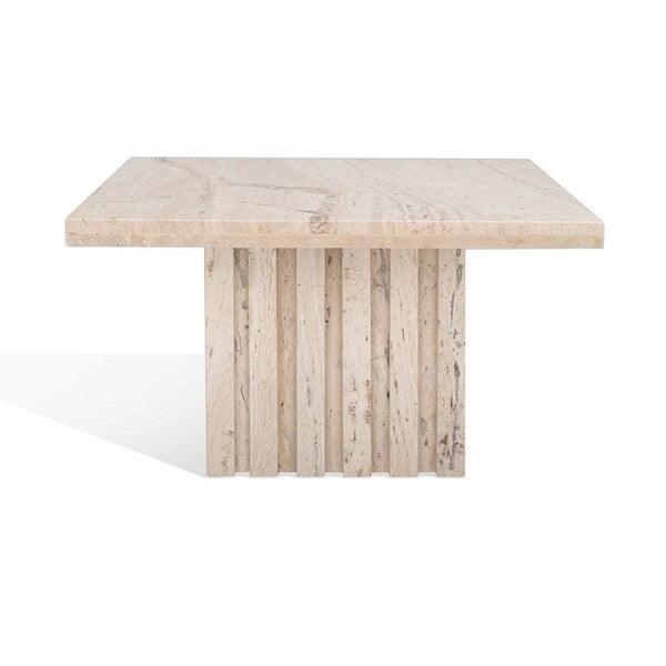 OLIVIA SQUARE MARBLE ACCENT TABLE - Frankwebs