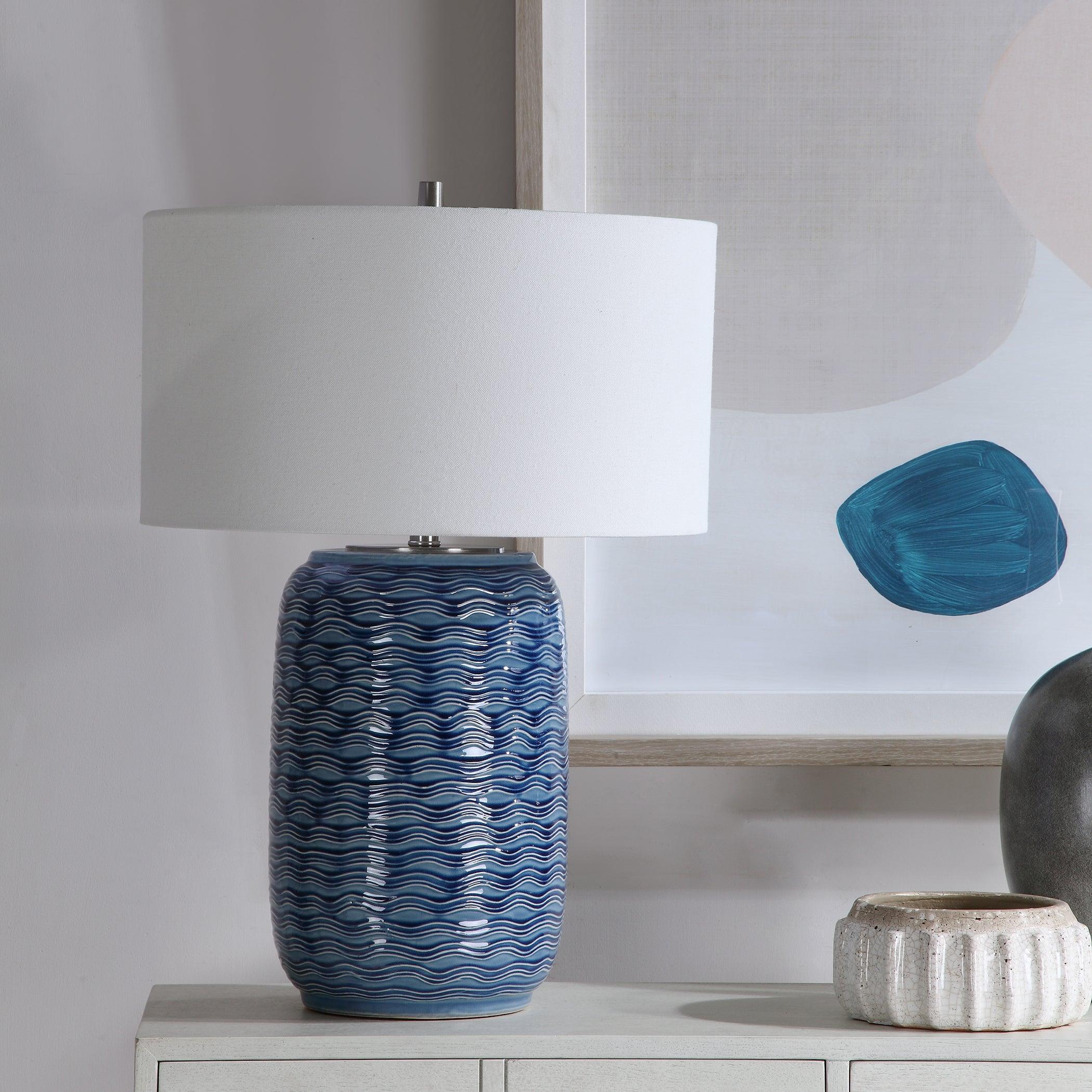 SEDNA BLUE TABLE LAMP - Frankwebs