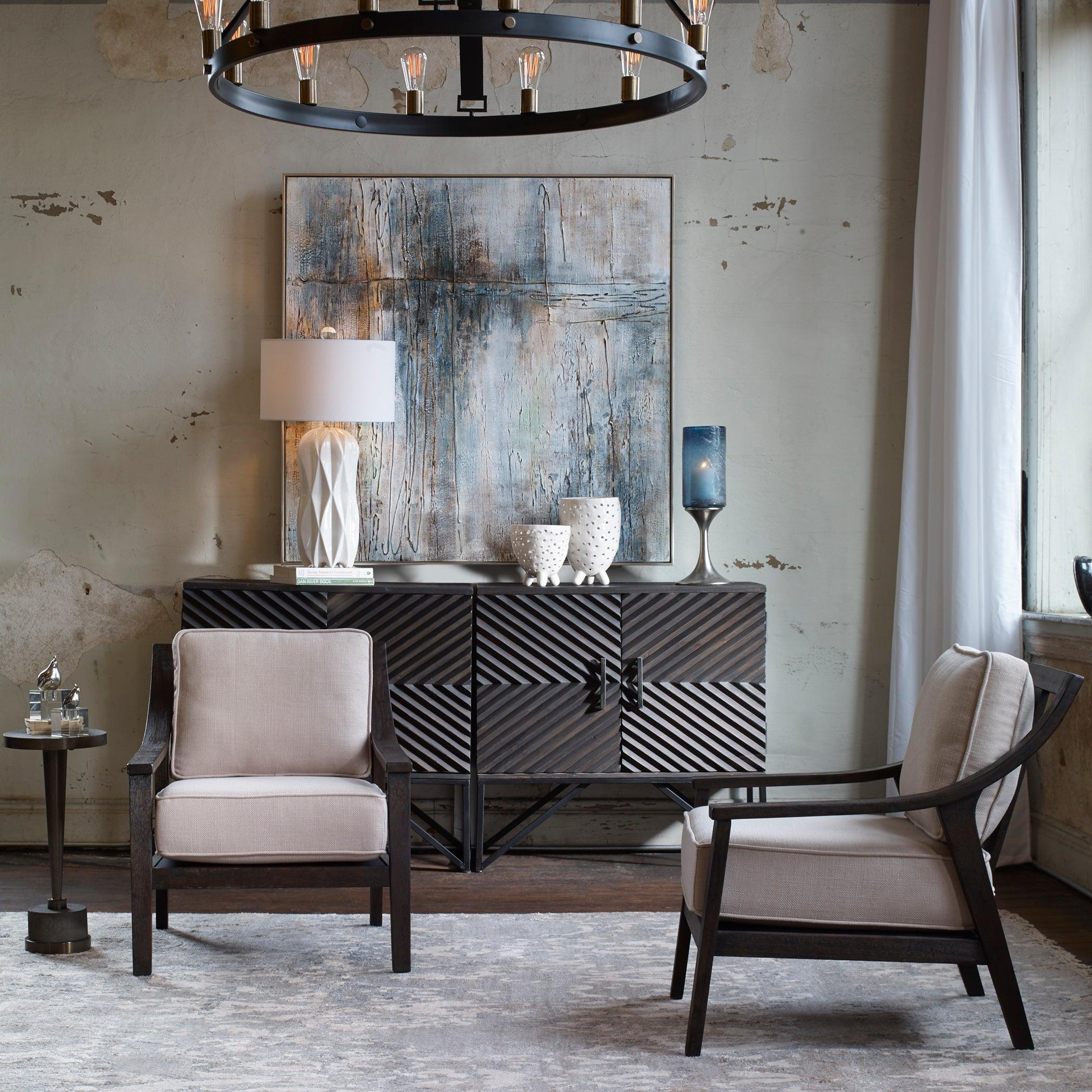 Zadie Ebony Accent Cabinet - Frankwebs