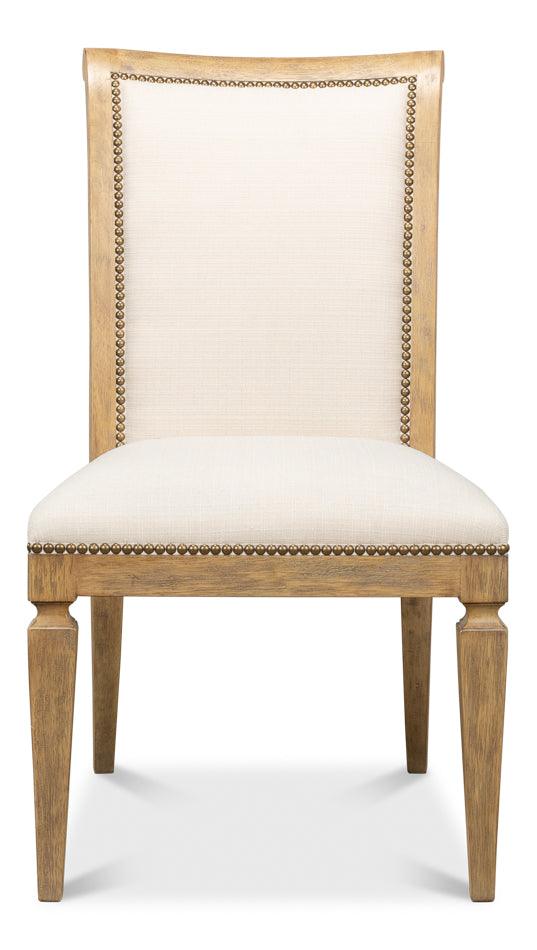 Scroll Back Dining Sd/Chr - Heather Grey - Set of 2 - Frankwebs