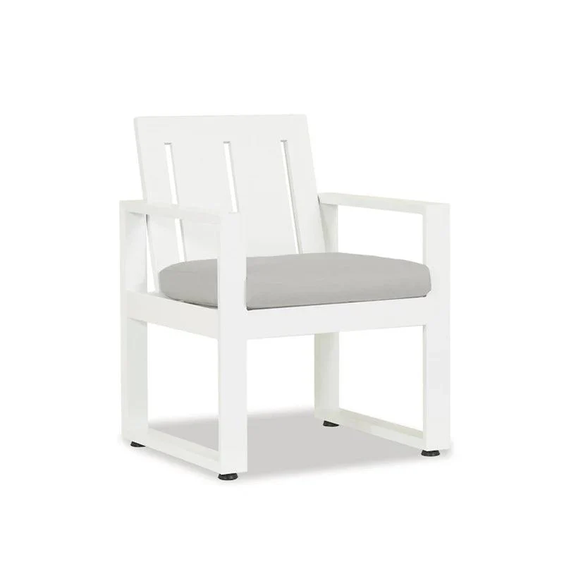 Newport Dining Chair in Cast Silver, No Welt - Frankwebs