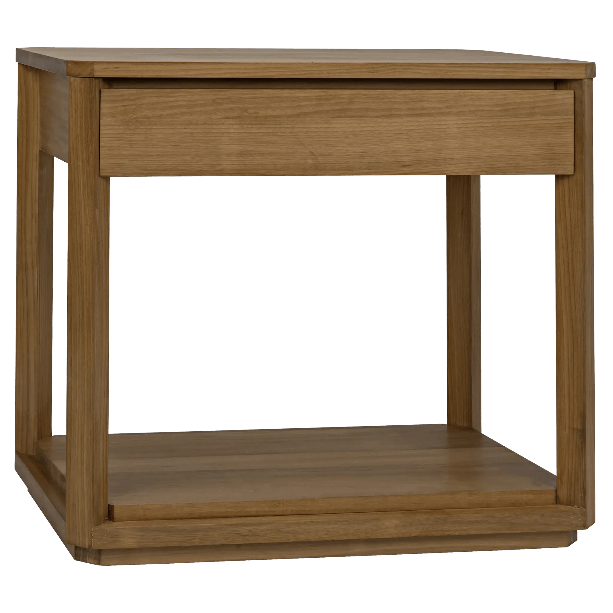 SL11 Side Table, Gold Teak - Frankwebs