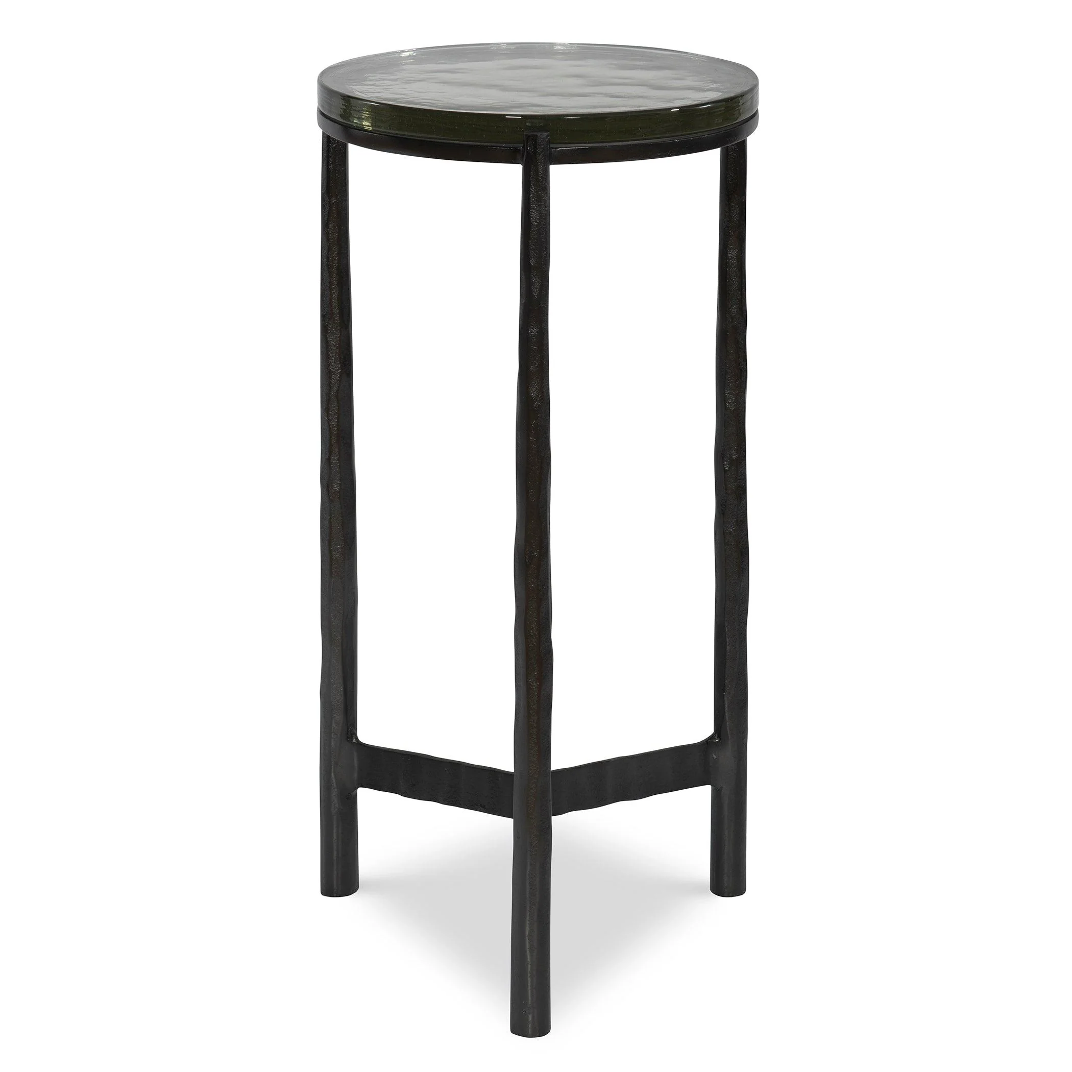 Eternity Iron & Glass Accent Table - Frankwebs
