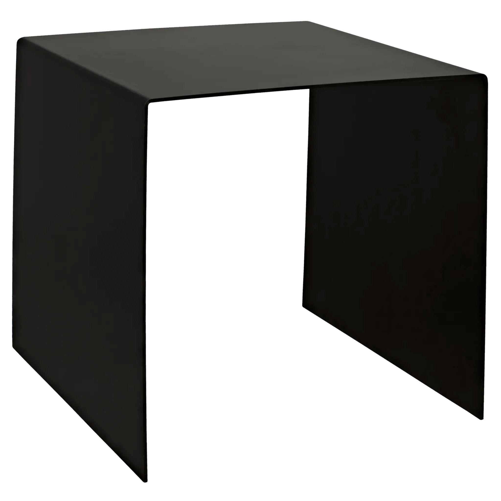 Yves Side Table, Medium, Black Steel - Frankwebs