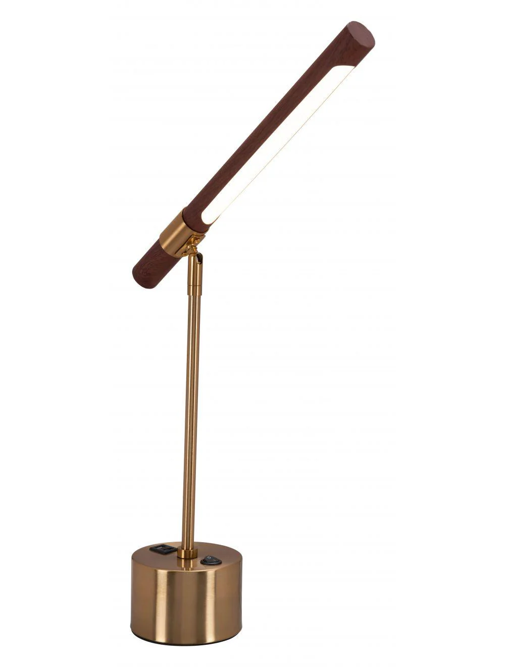 Kippy Table Lamp Brown & Brass - Frankwebs