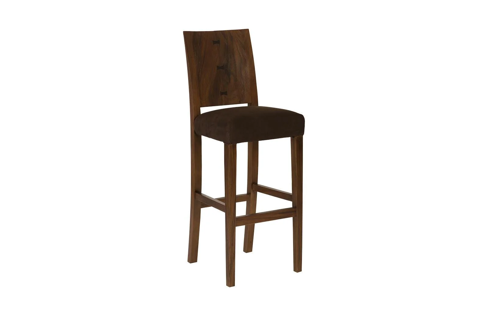 Ophelia Bar Stool, Chamcha Wood, Perfect Brown - Frankwebs