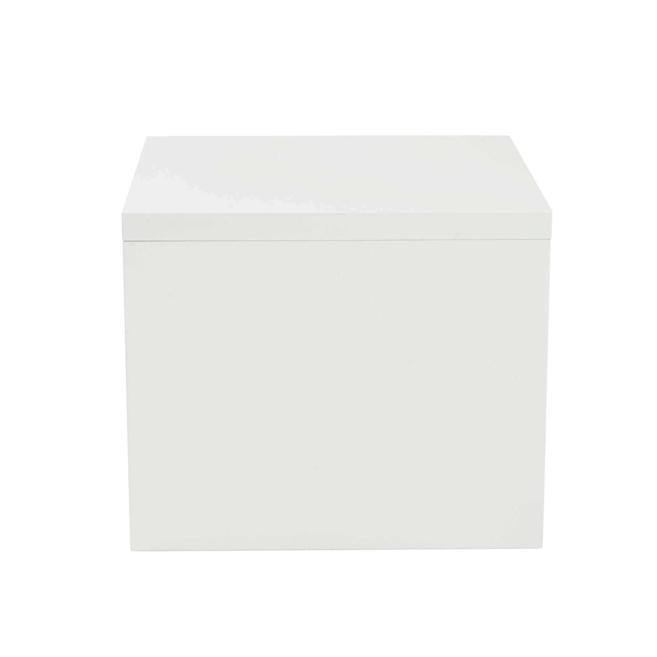 Abby Side Table in High Gloss White - Frankwebs