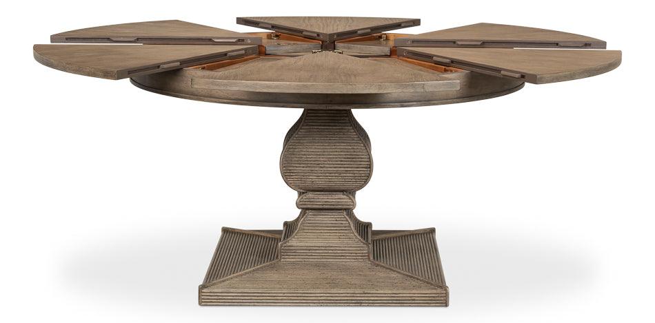 Kelso Equestrian Jupe Dining Table - Grey - Frankwebs