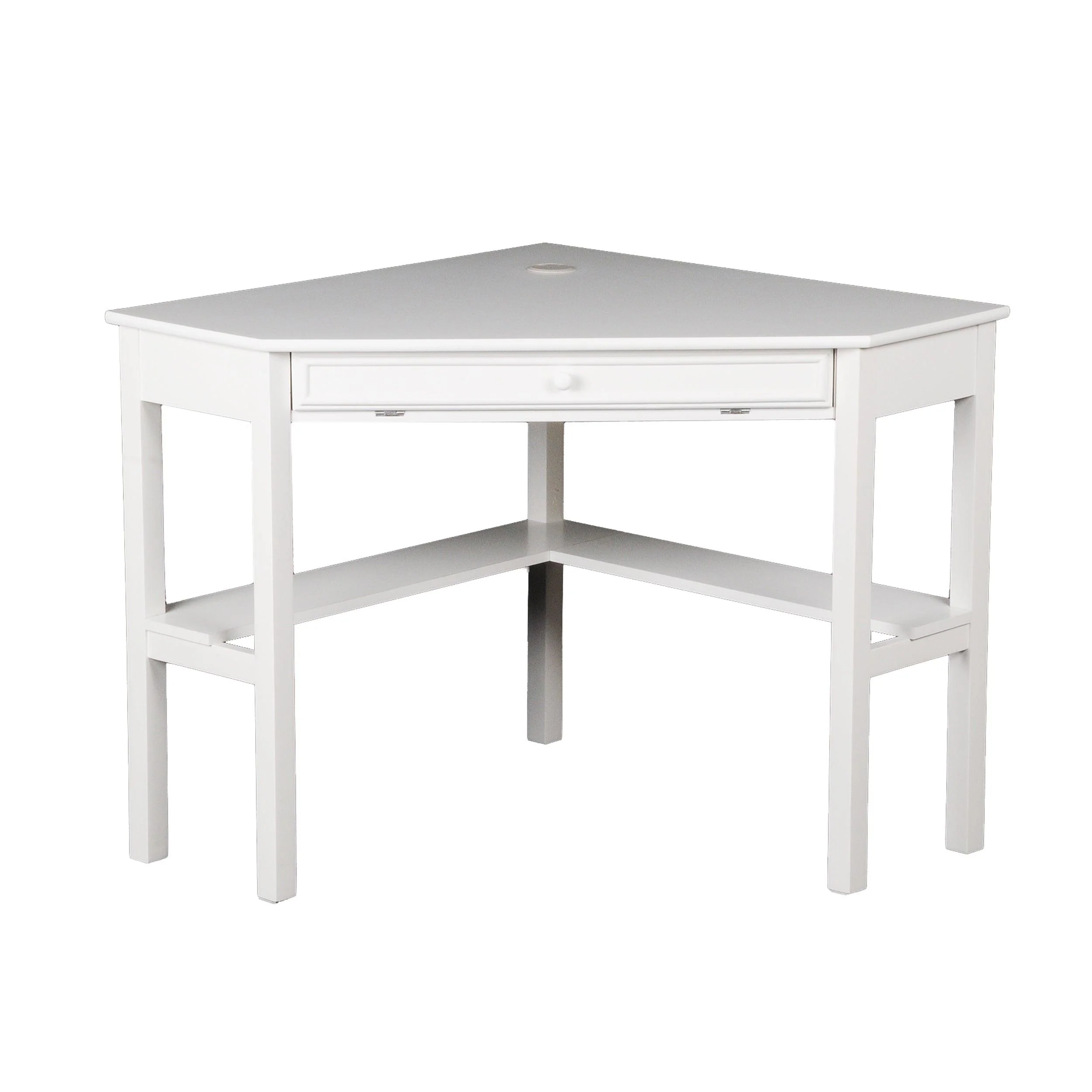 Wardboro Corner Computer Desk - White - Frankwebs