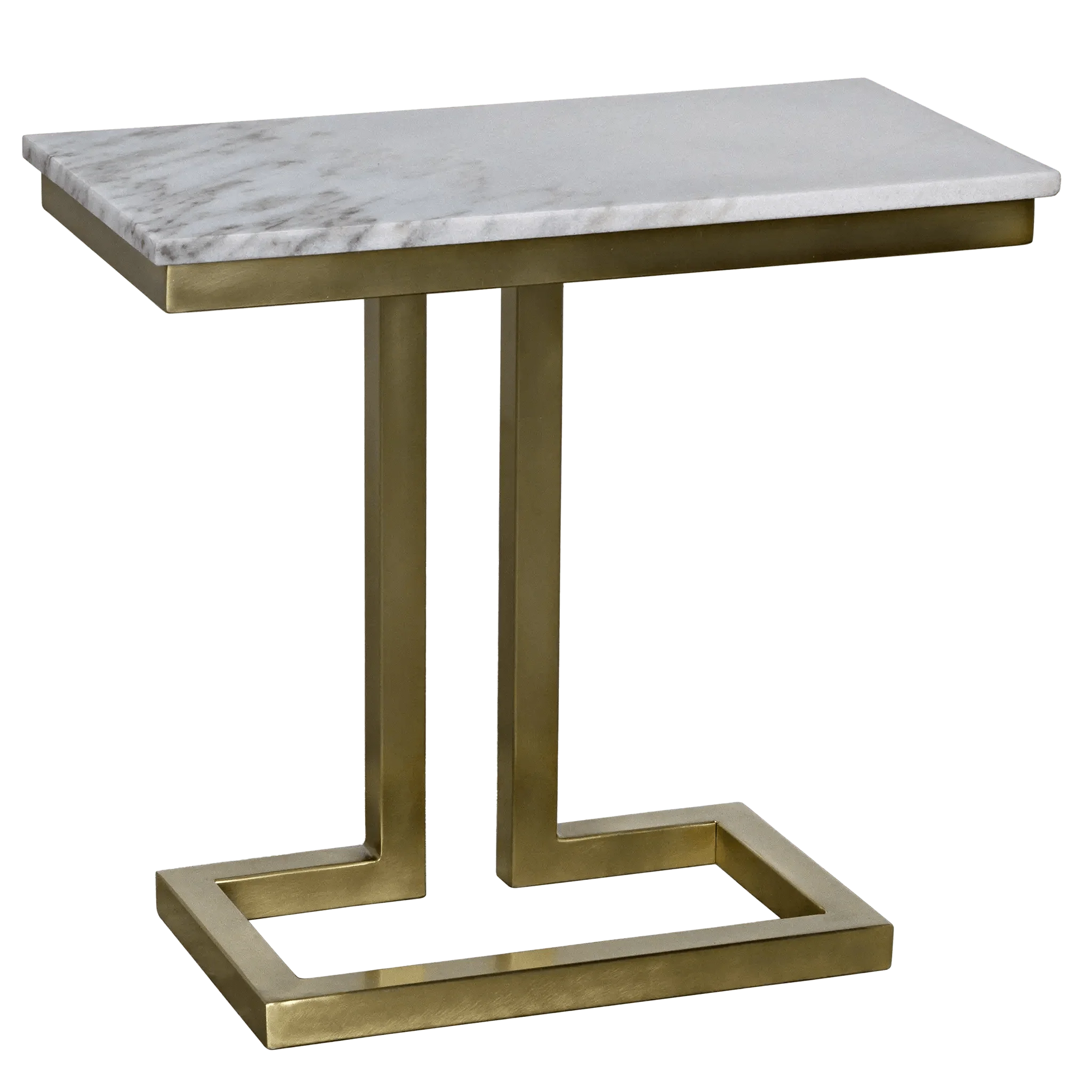Alonzo Side Table - Antique Brass - Frankwebs