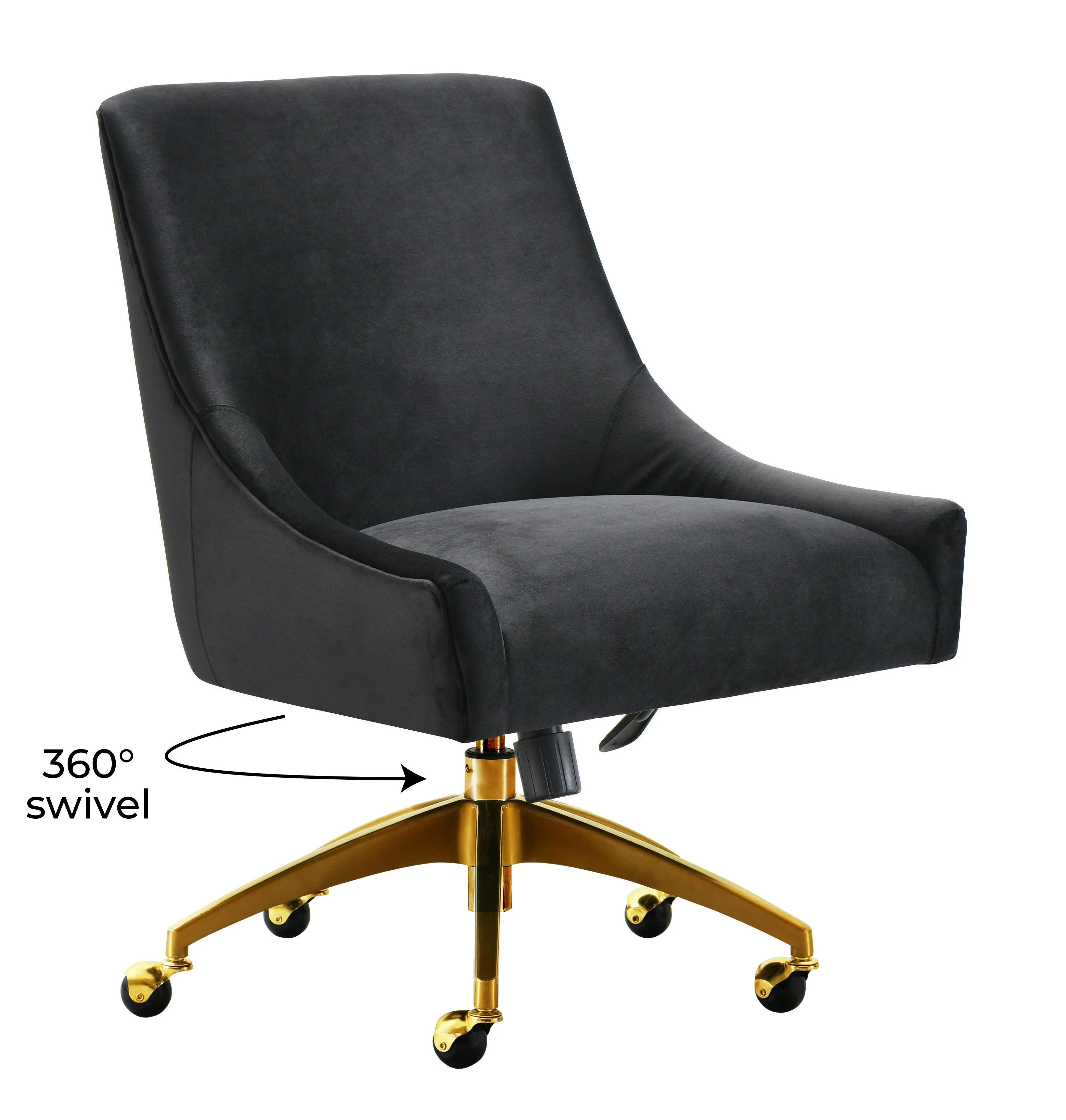 Beatrix Black Office Swivel Chair - Frankwebs