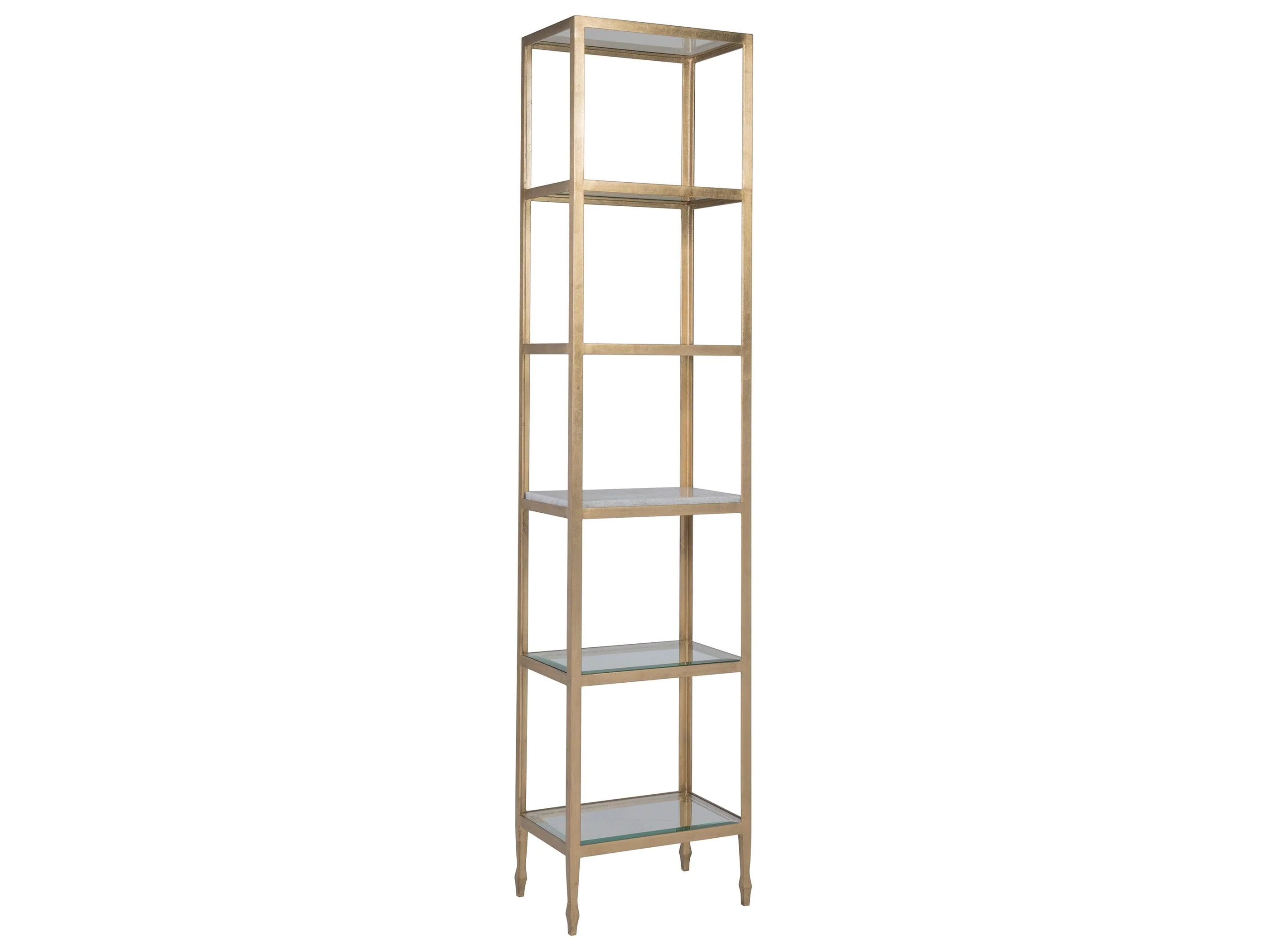 Signature Designs Sashay Gold Slim Etagere - Frankwebs