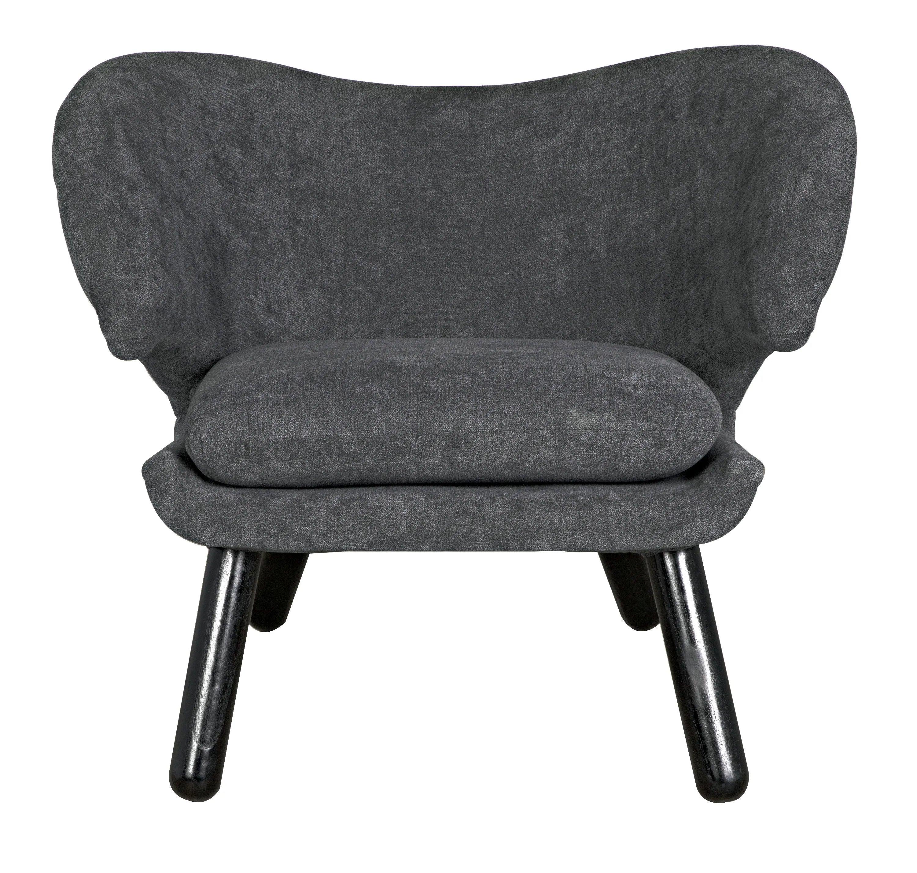 Valerie Chair with Grey Fabric - Frankwebs