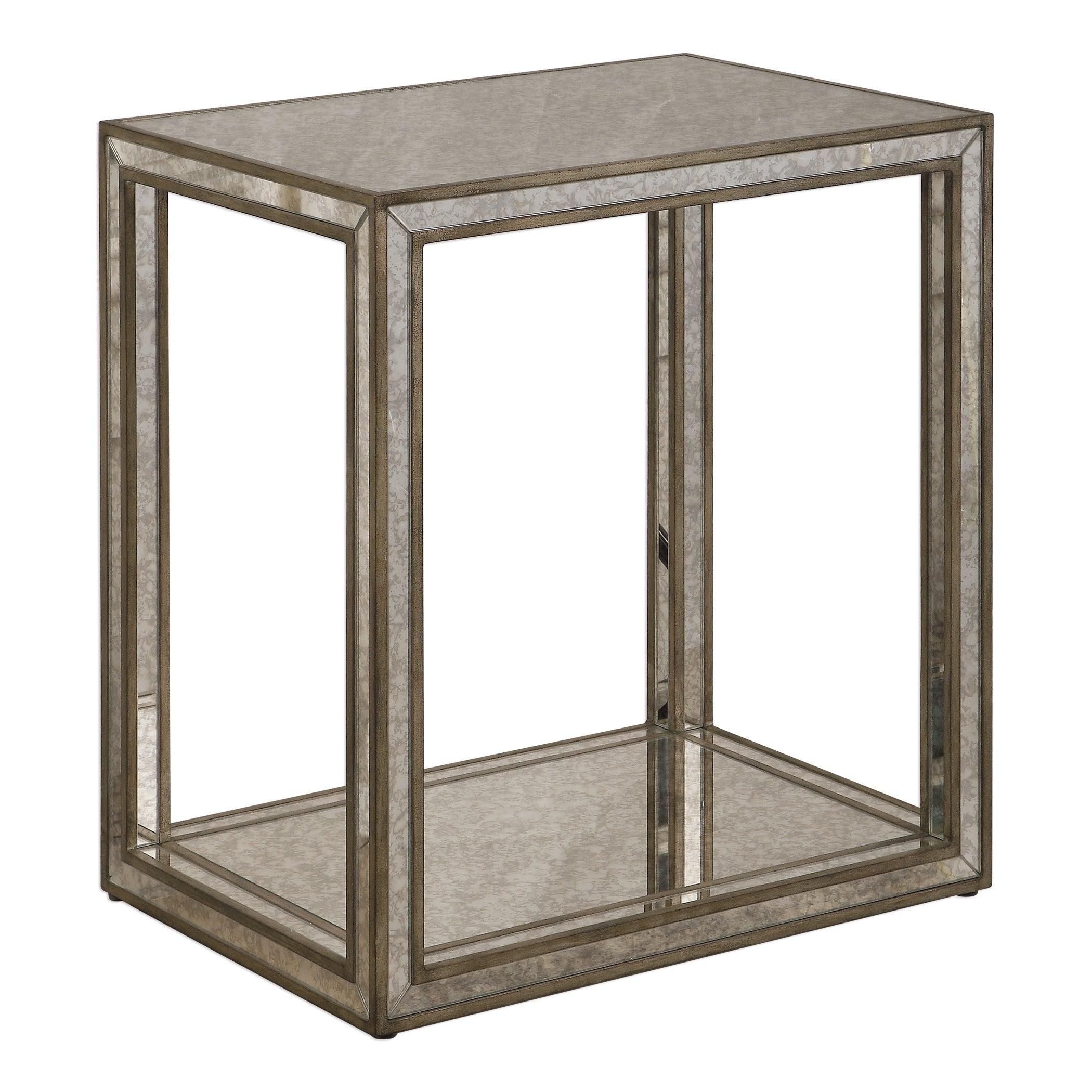 Julie Mirrored End Table - Frankwebs
