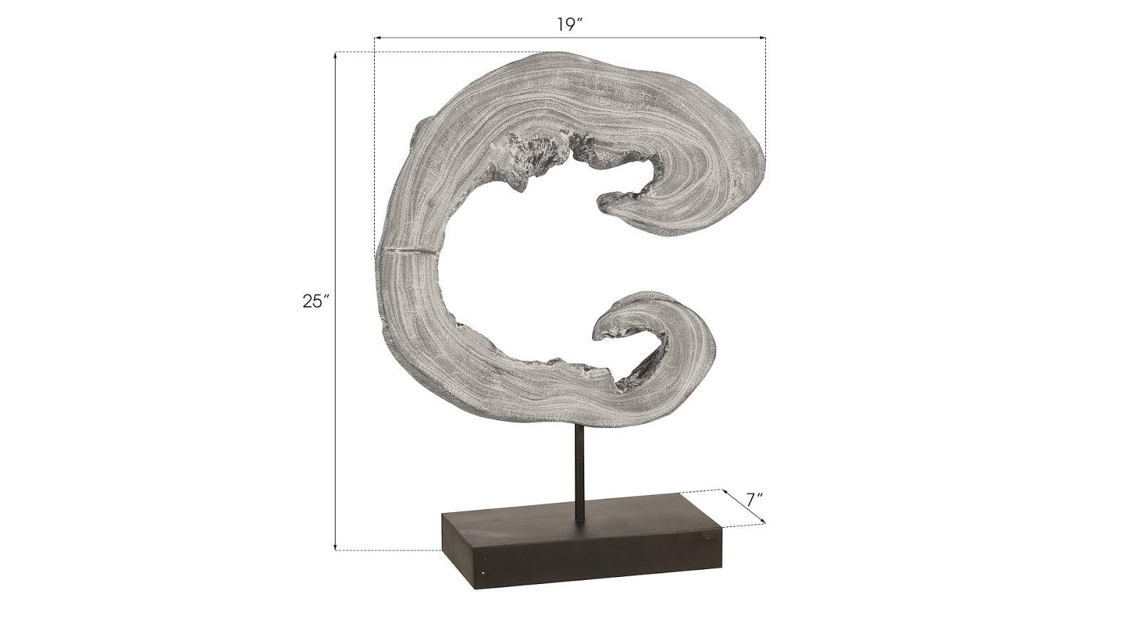 Creature Sculpture on Stand, Gray Stone - Frankwebs