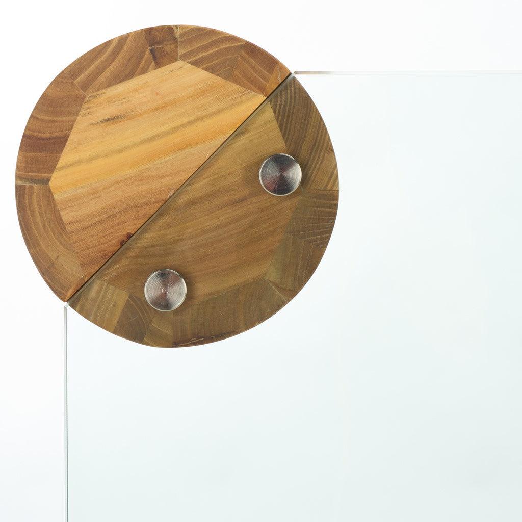 ROBBIE SQUARE GLASS TOP COFFEE TABLE - Frankwebs