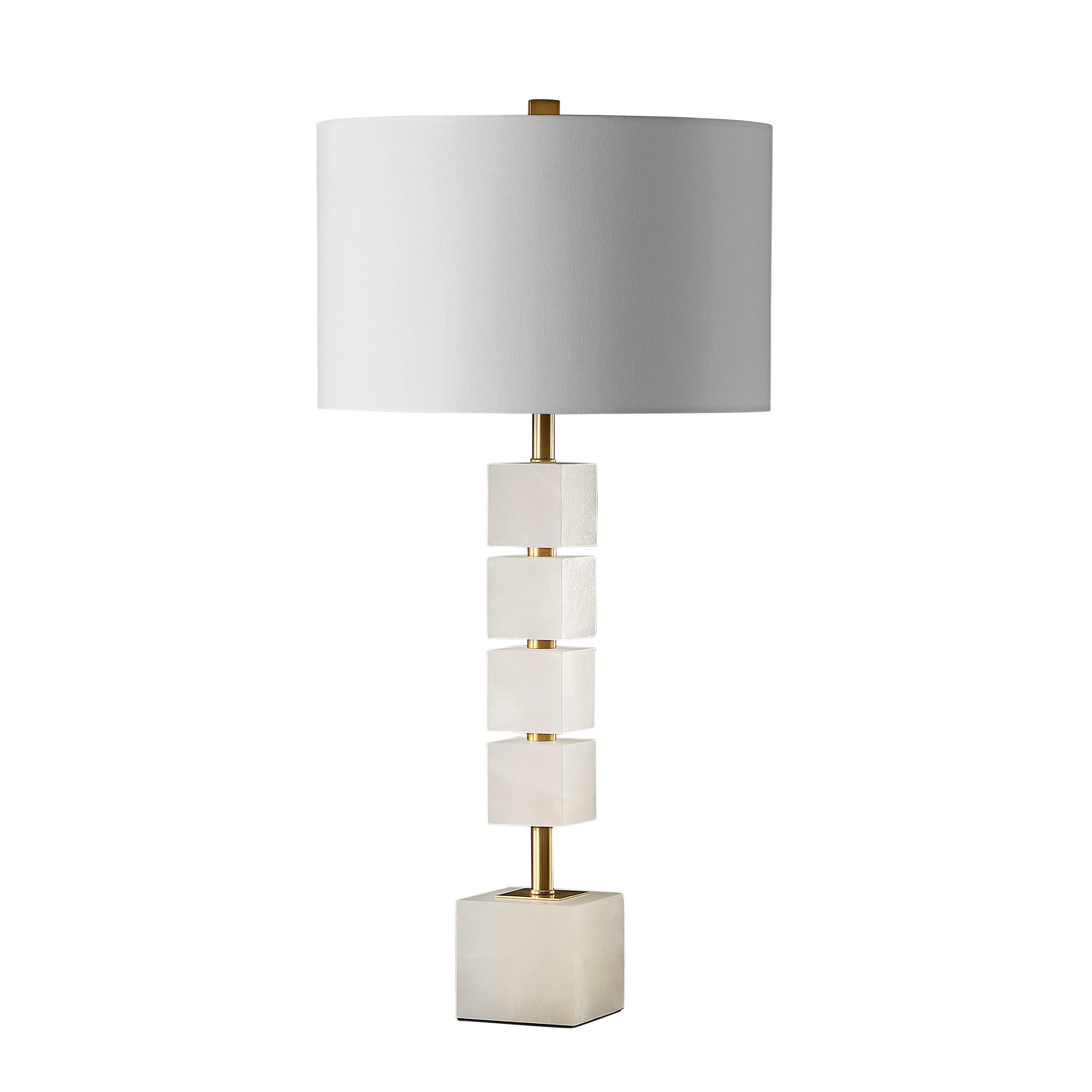 JOHNNY ALABASTER TABLE LAMP - Frankwebs