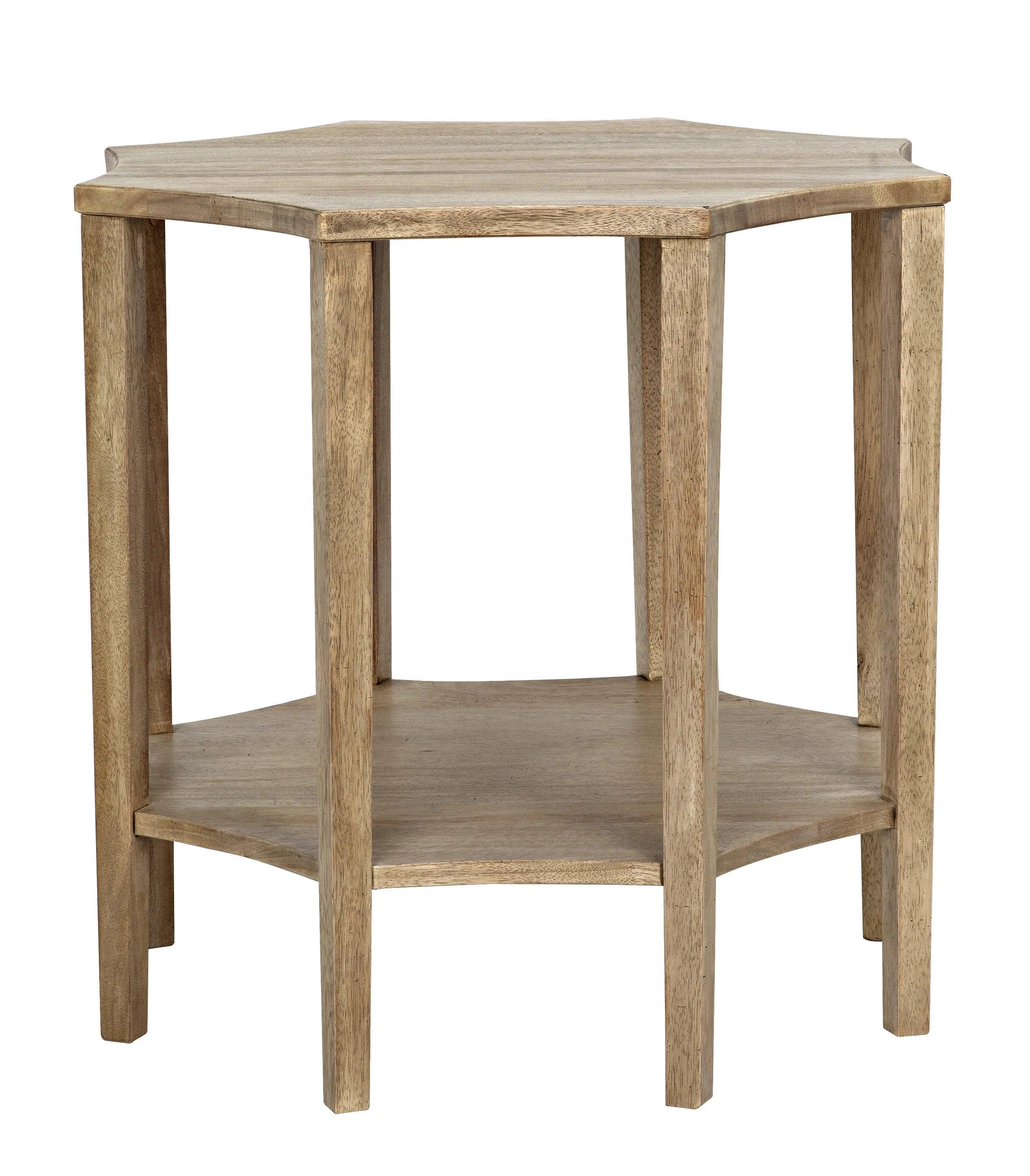 Ariana Side Table, Washed Walnut - Frankwebs