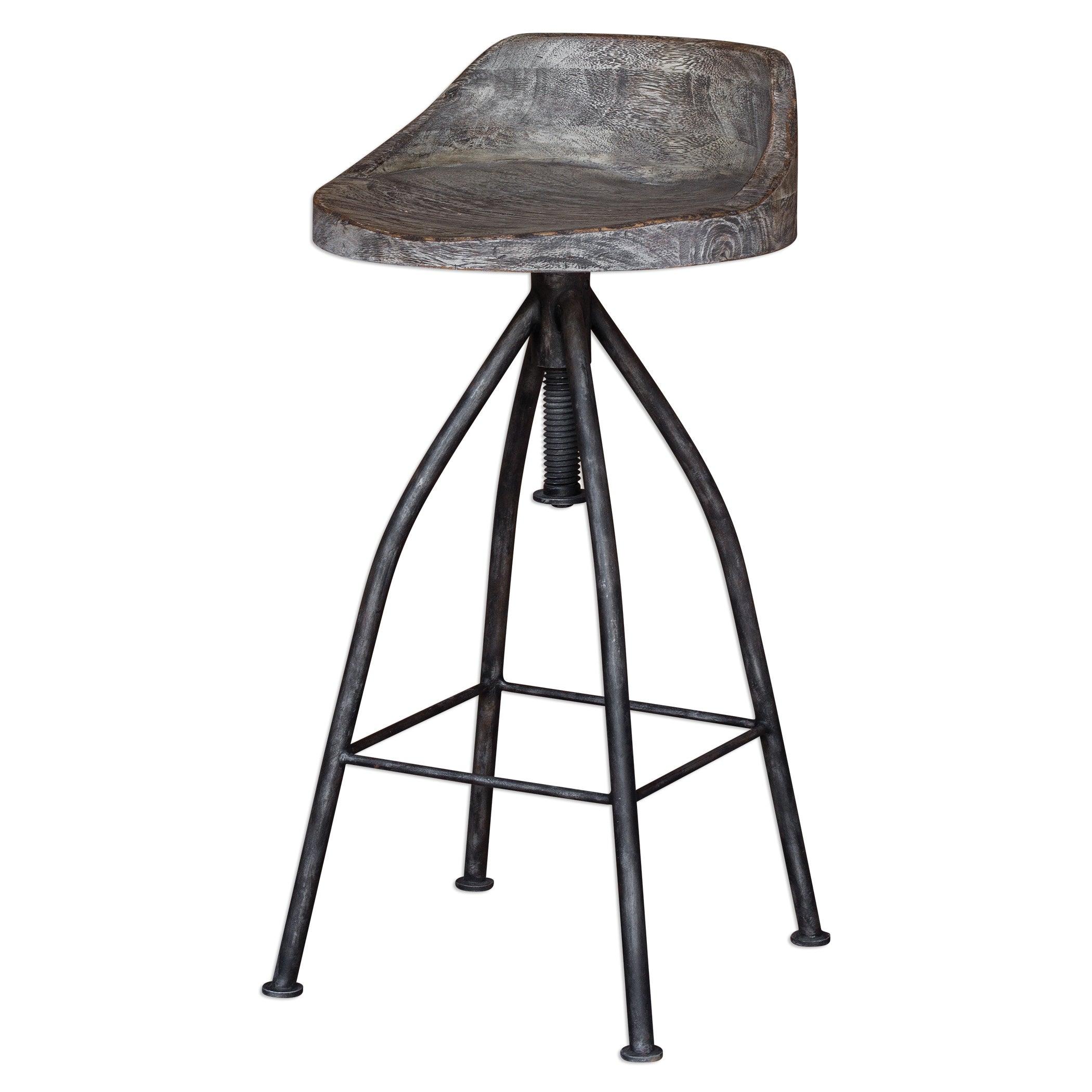 KAIRU WOODEN BAR STOOL - Frankwebs