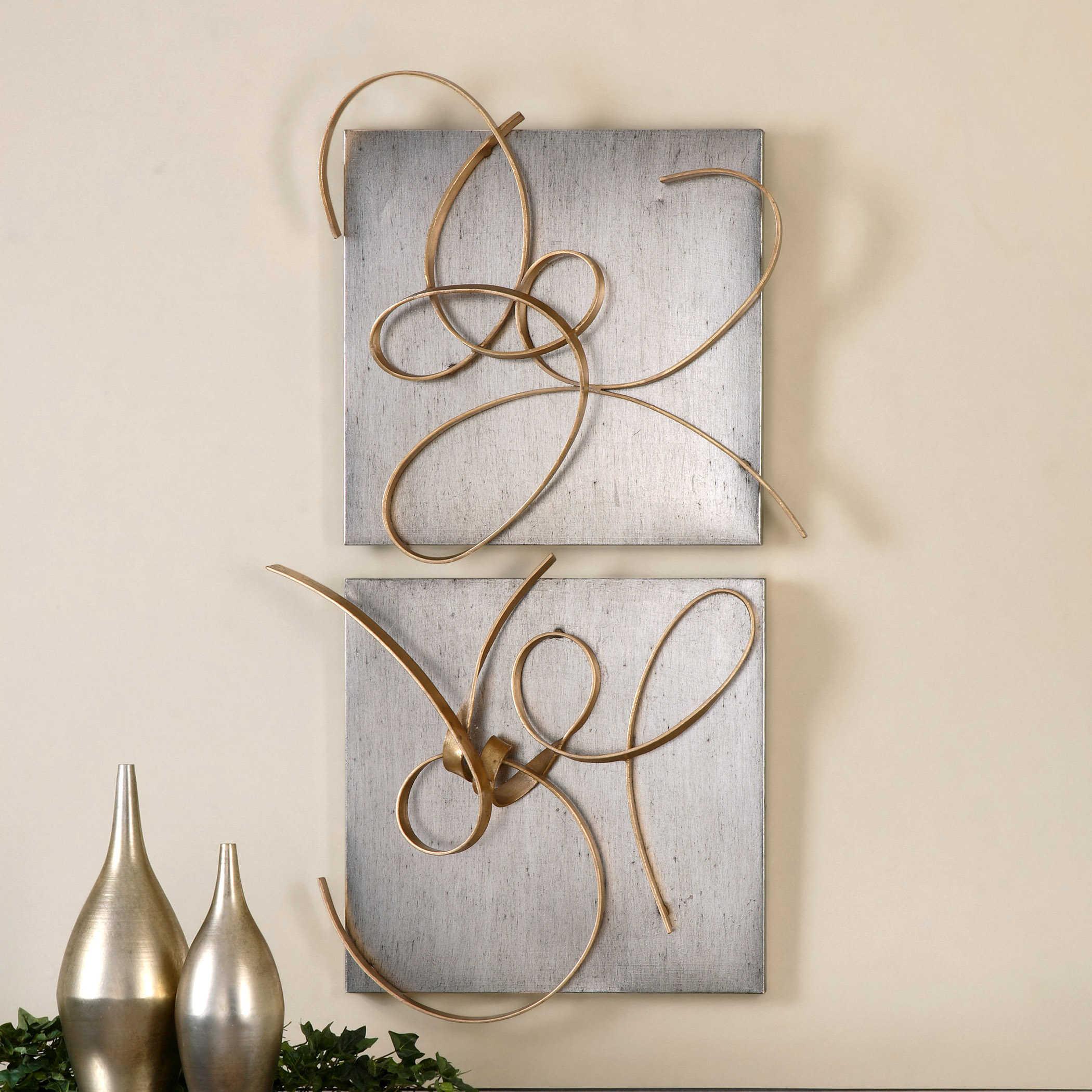 HARMONY METAL WALL ART, SET OF 2 - Frankwebs