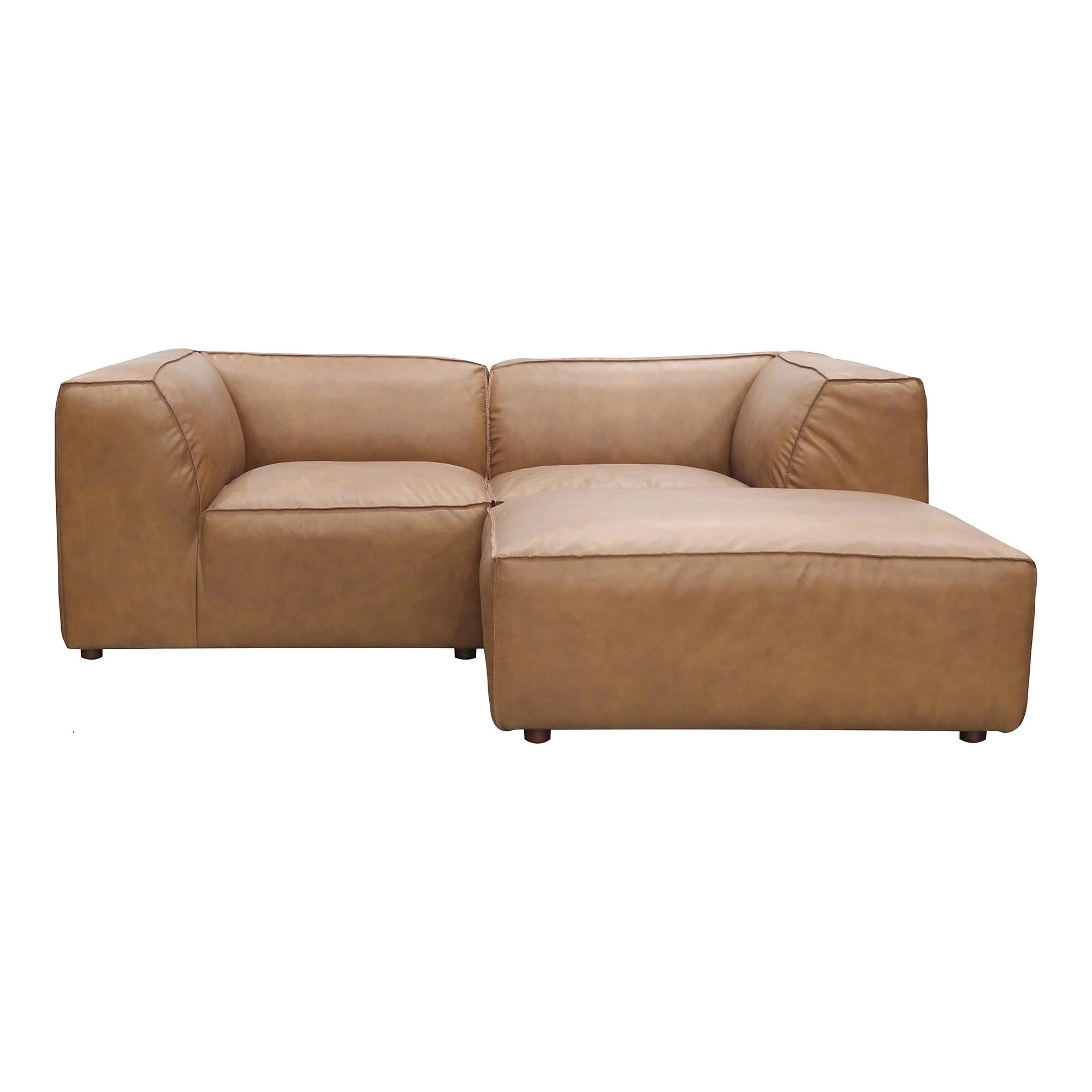 Form Nook Modular Sectional Sonoran Tan Leather - Frankwebs
