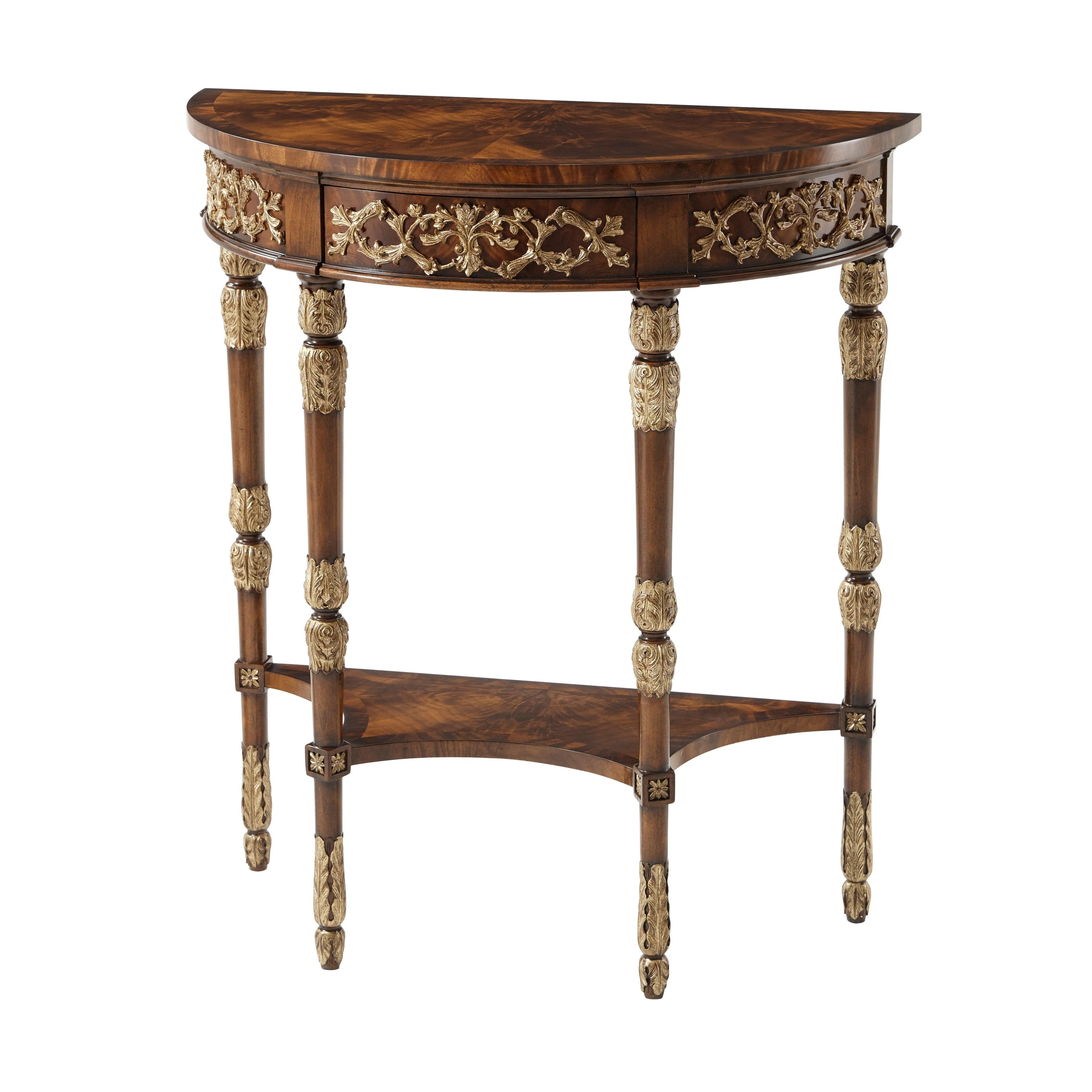 Beauty of Leaves Accent Console Table - Frankwebs